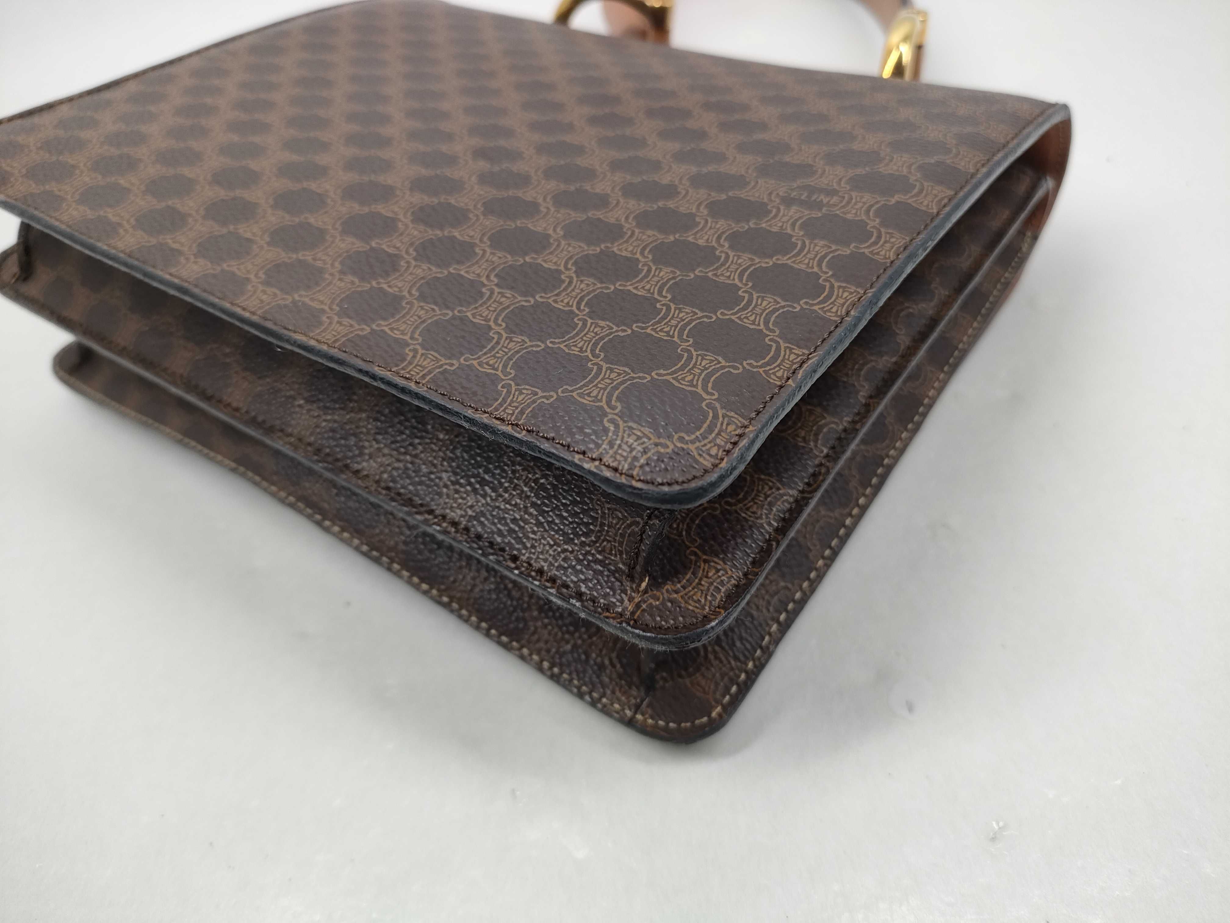 Vintage Top Handle Front Flap Bag — view 6