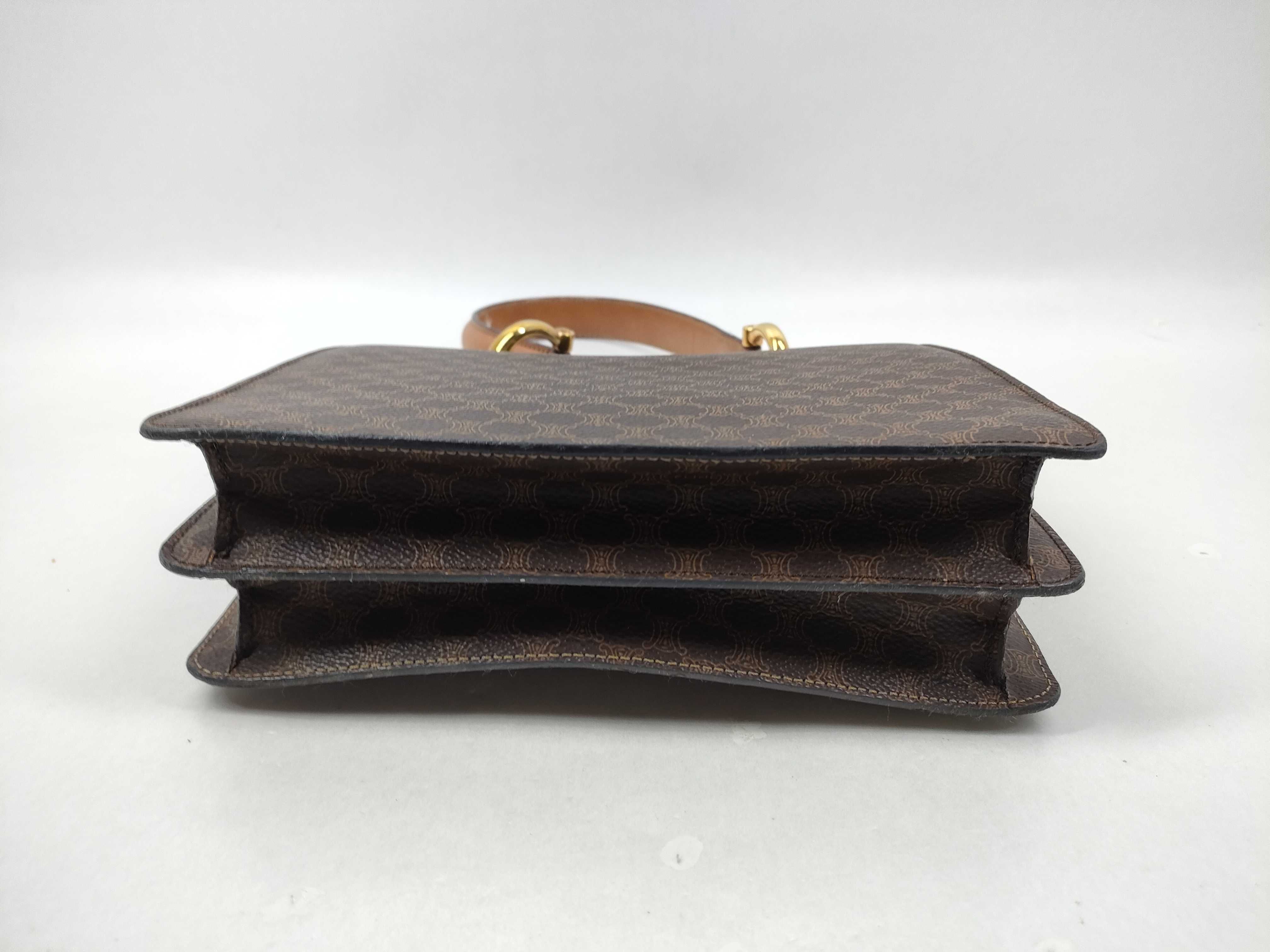 Vintage Top Handle Front Flap Bag — view 7