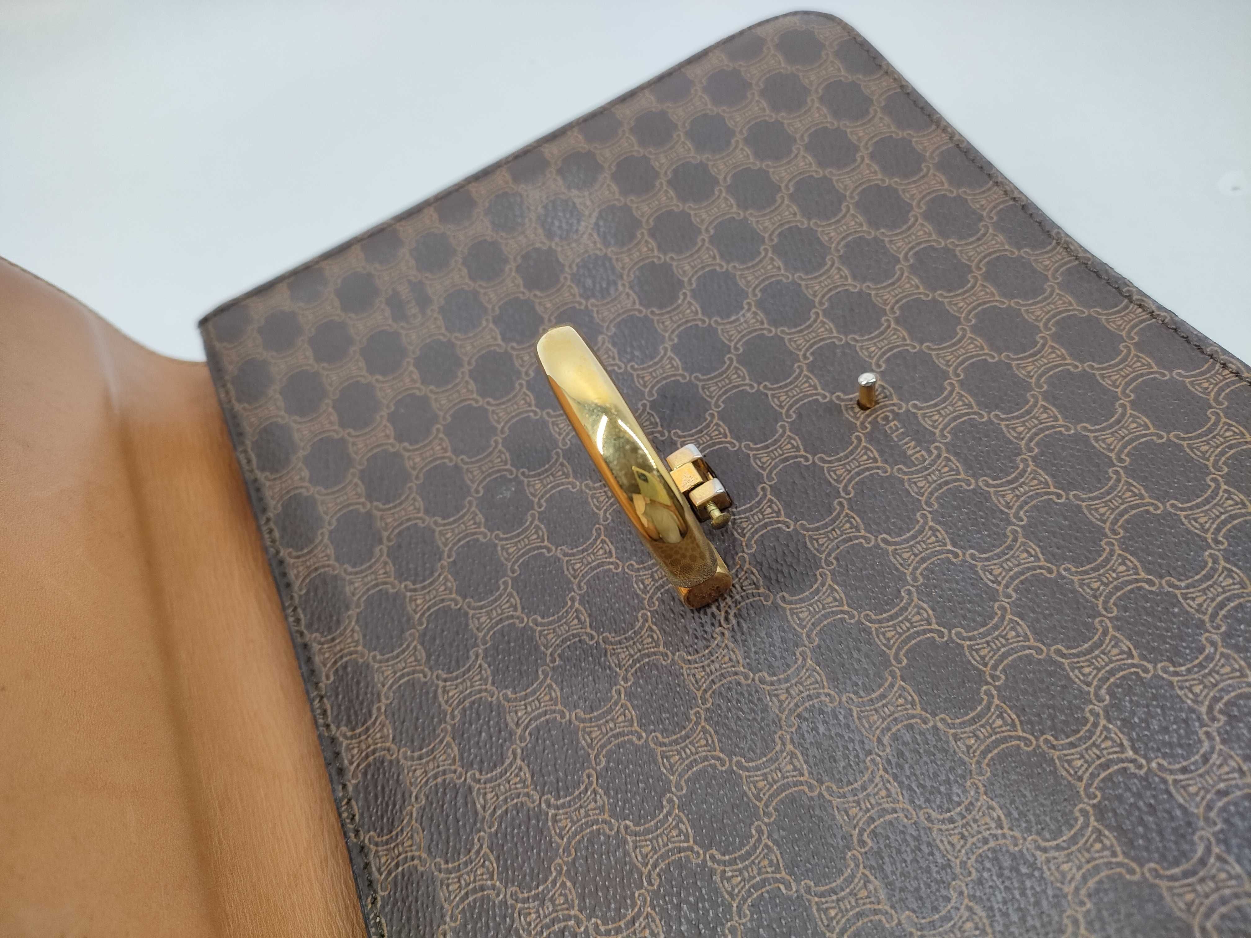 Vintage Top Handle Front Flap Bag — view 8