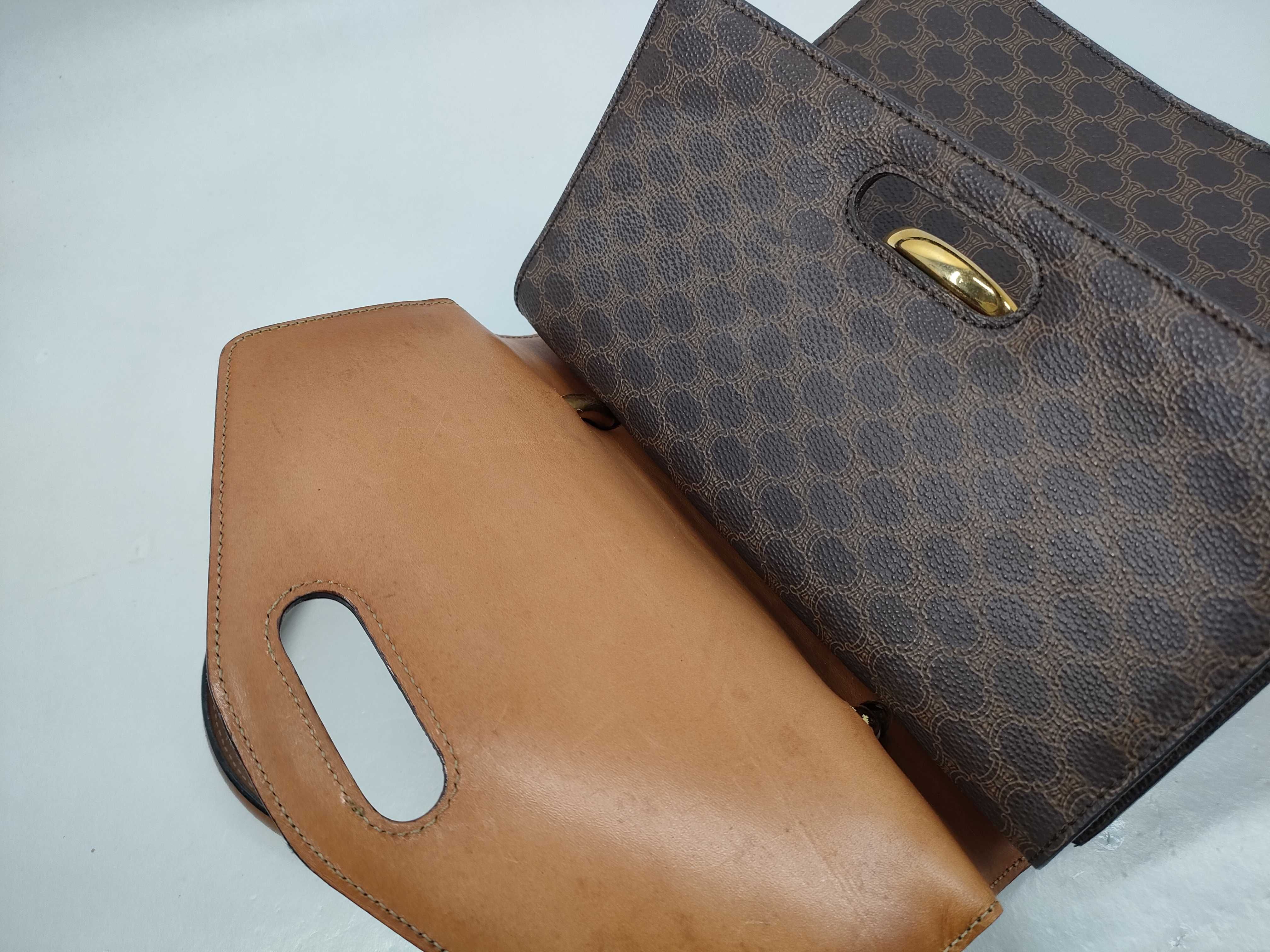 Vintage Top Handle Front Flap Bag — view 10