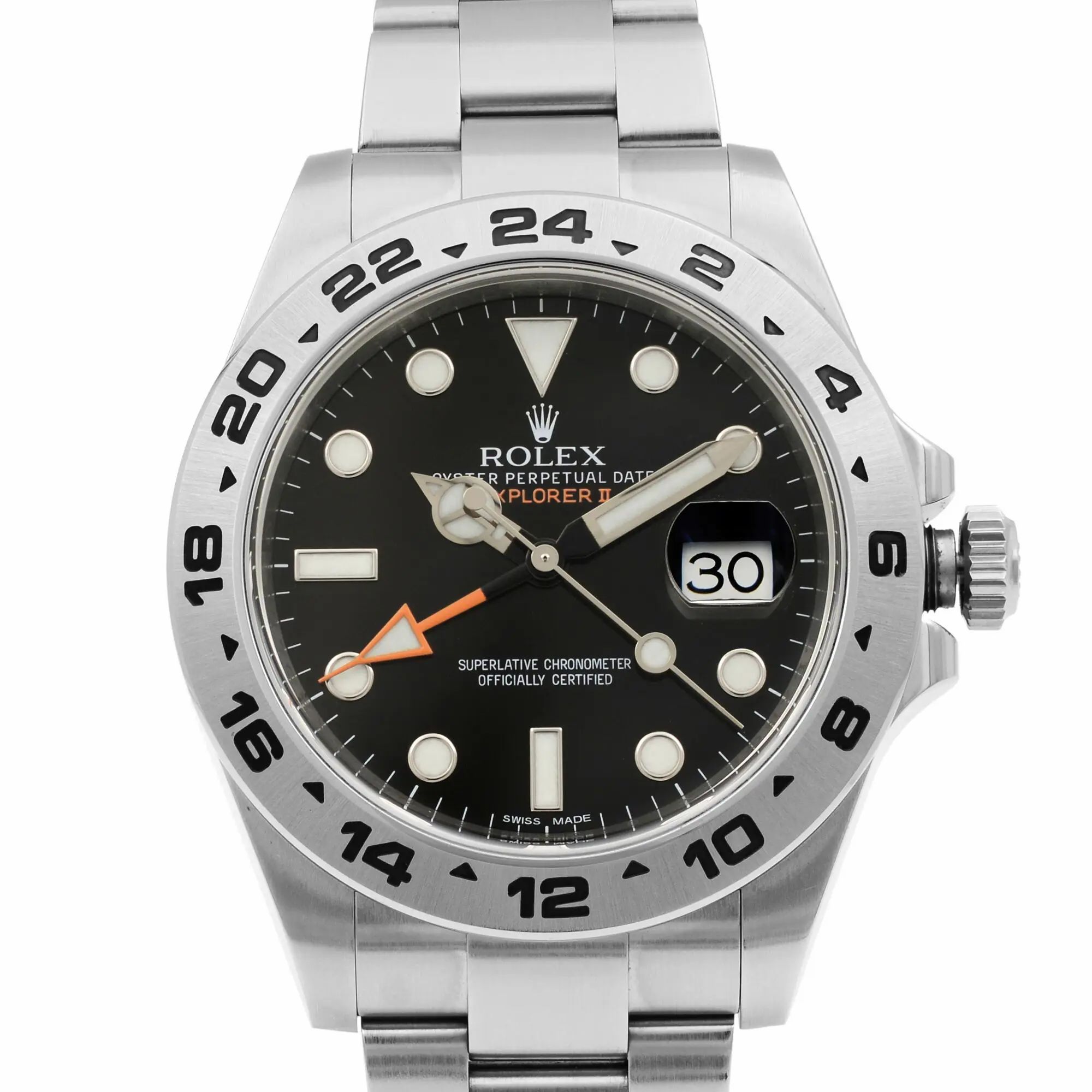 Explorer II 42mm Steel Orange Hand Black Dial Automatic Mens Watch 216570 — view 2