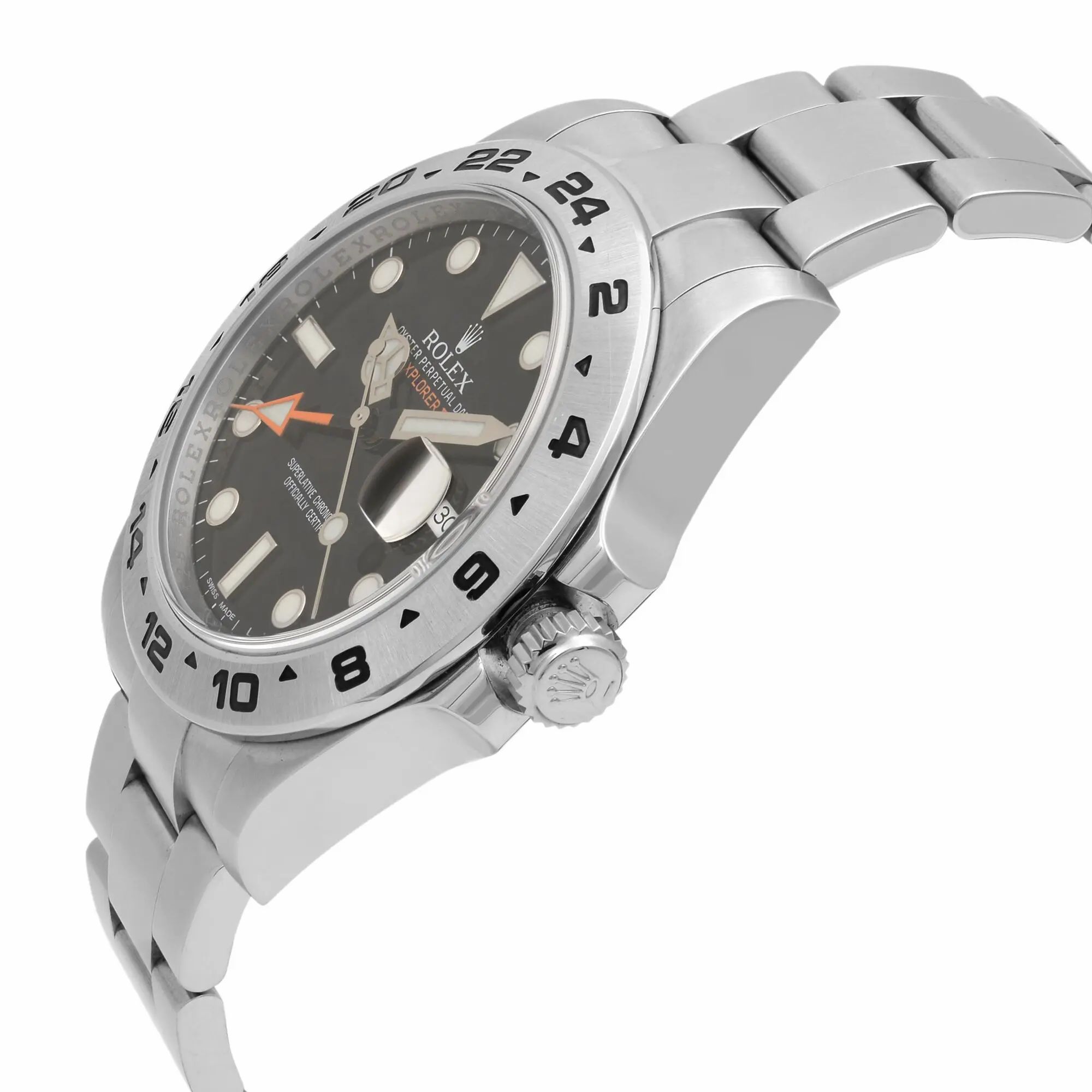 Explorer II 42mm Steel Orange Hand Black Dial Automatic Mens Watch 216570 — view 3
