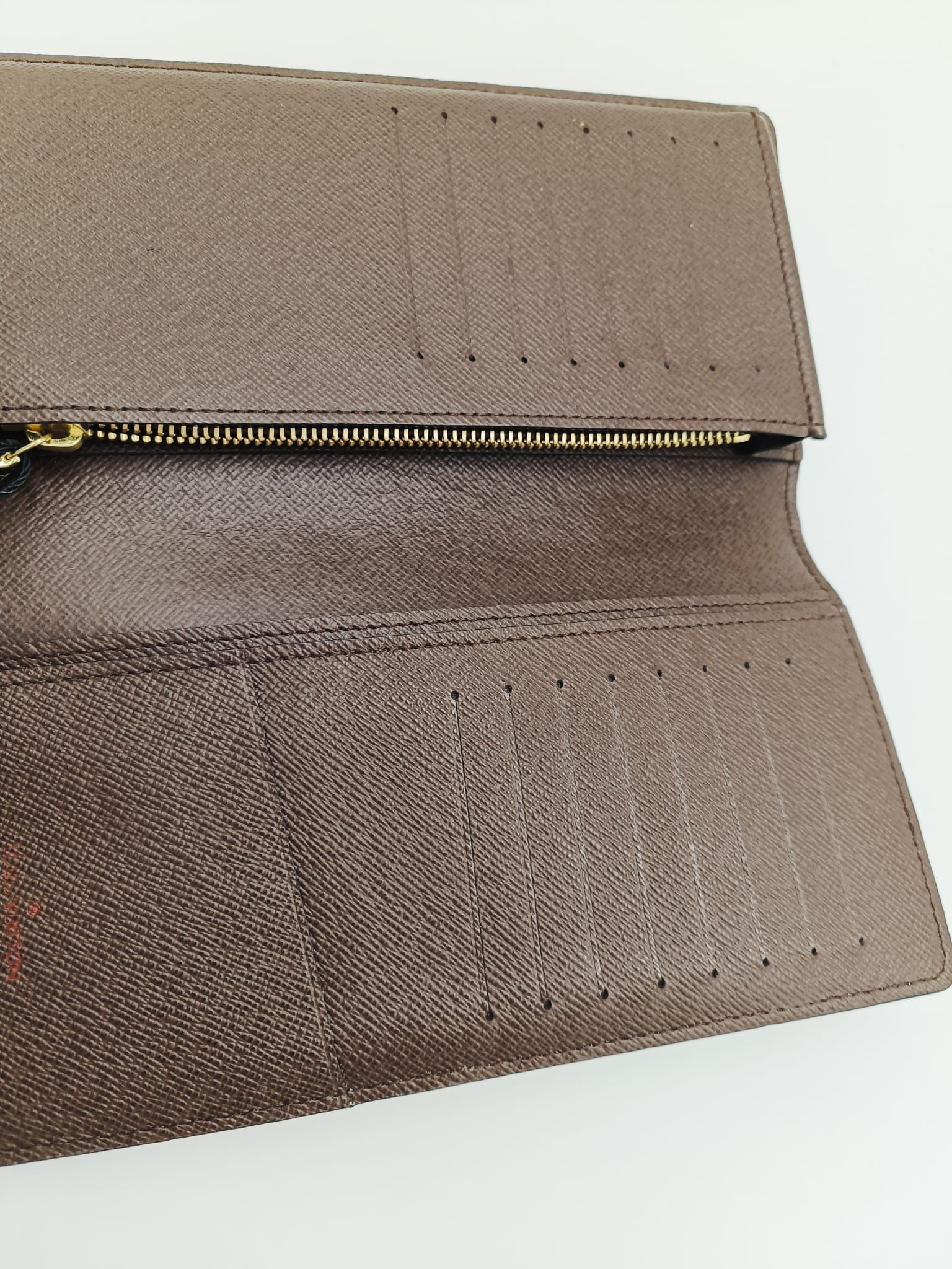 Brazza Wallet, Damier Ebene — view 3
