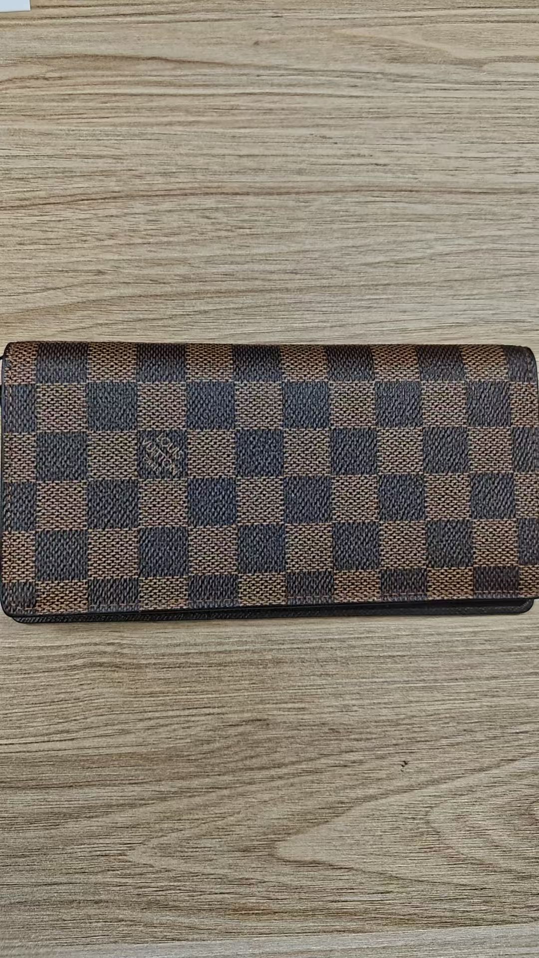 Brazza Wallet, Damier Ebene — view 5
