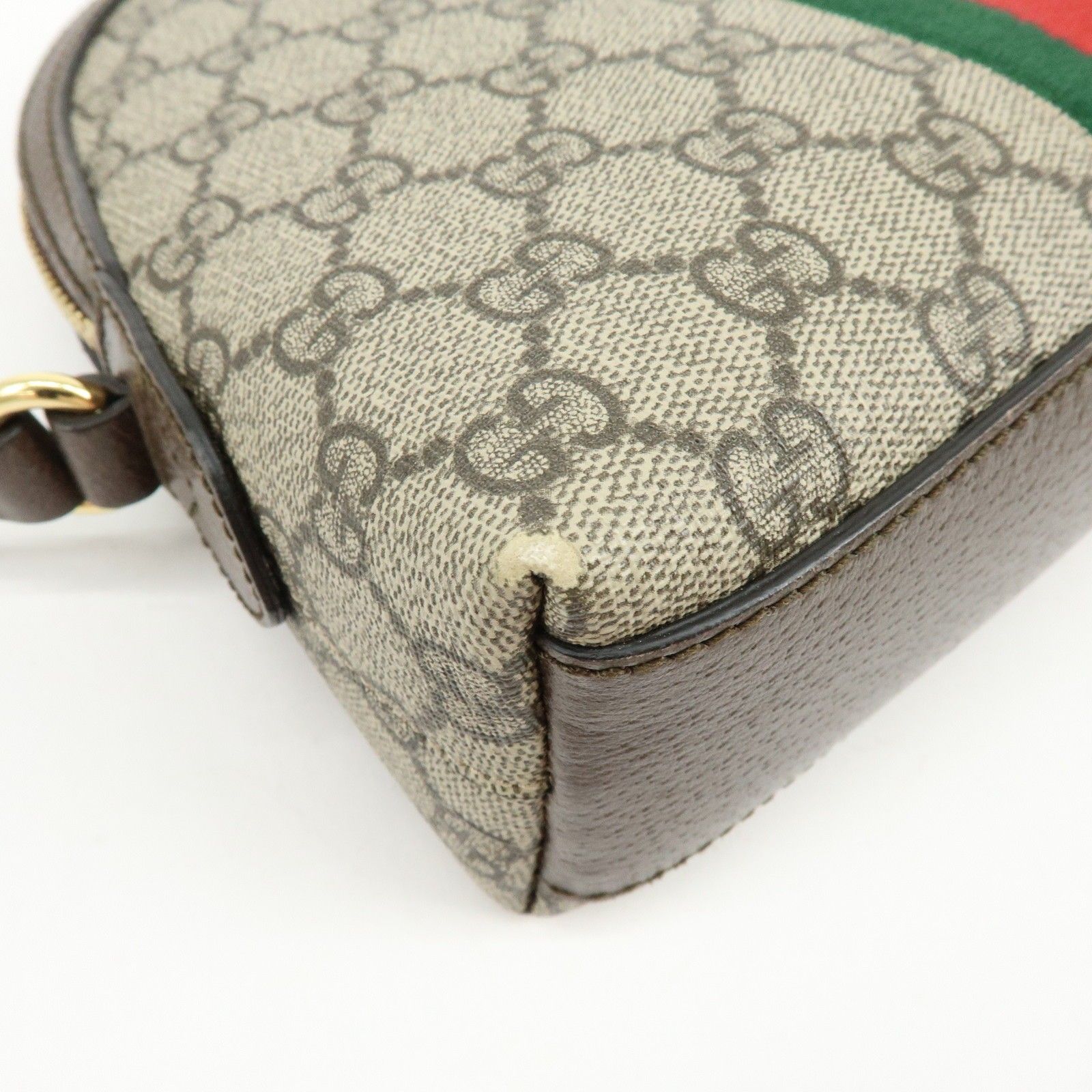 GG Supreme Small Ophidia Dome Shoulder Bag — view 11