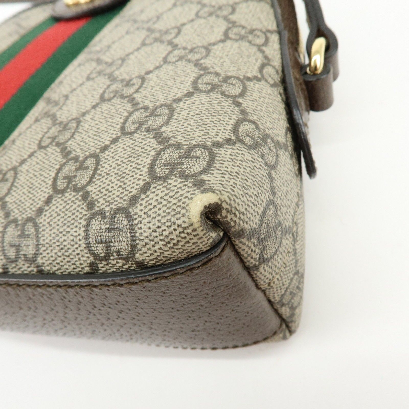 GG Supreme Small Ophidia Dome Shoulder Bag — view 12