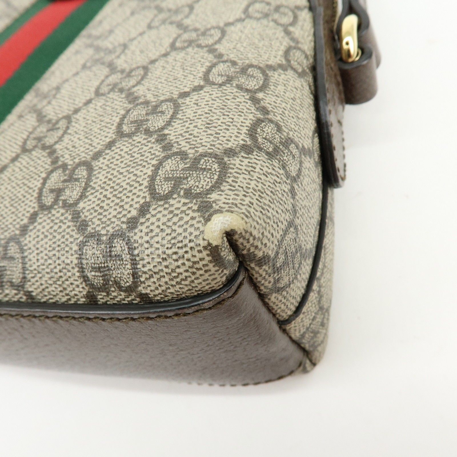 GG Supreme Small Ophidia Dome Shoulder Bag — view 14
