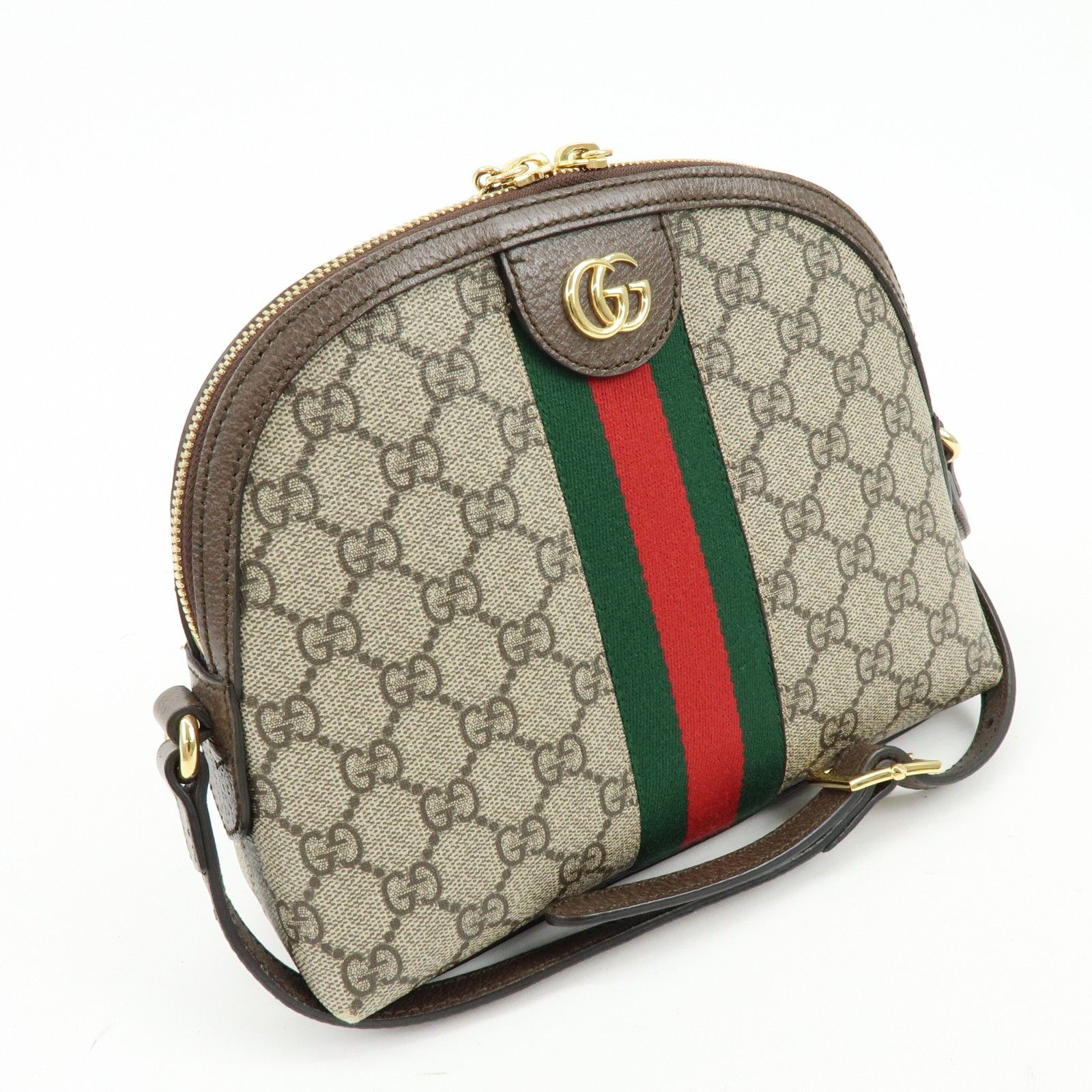 GG Supreme Small Ophidia Dome Shoulder Bag — view 4