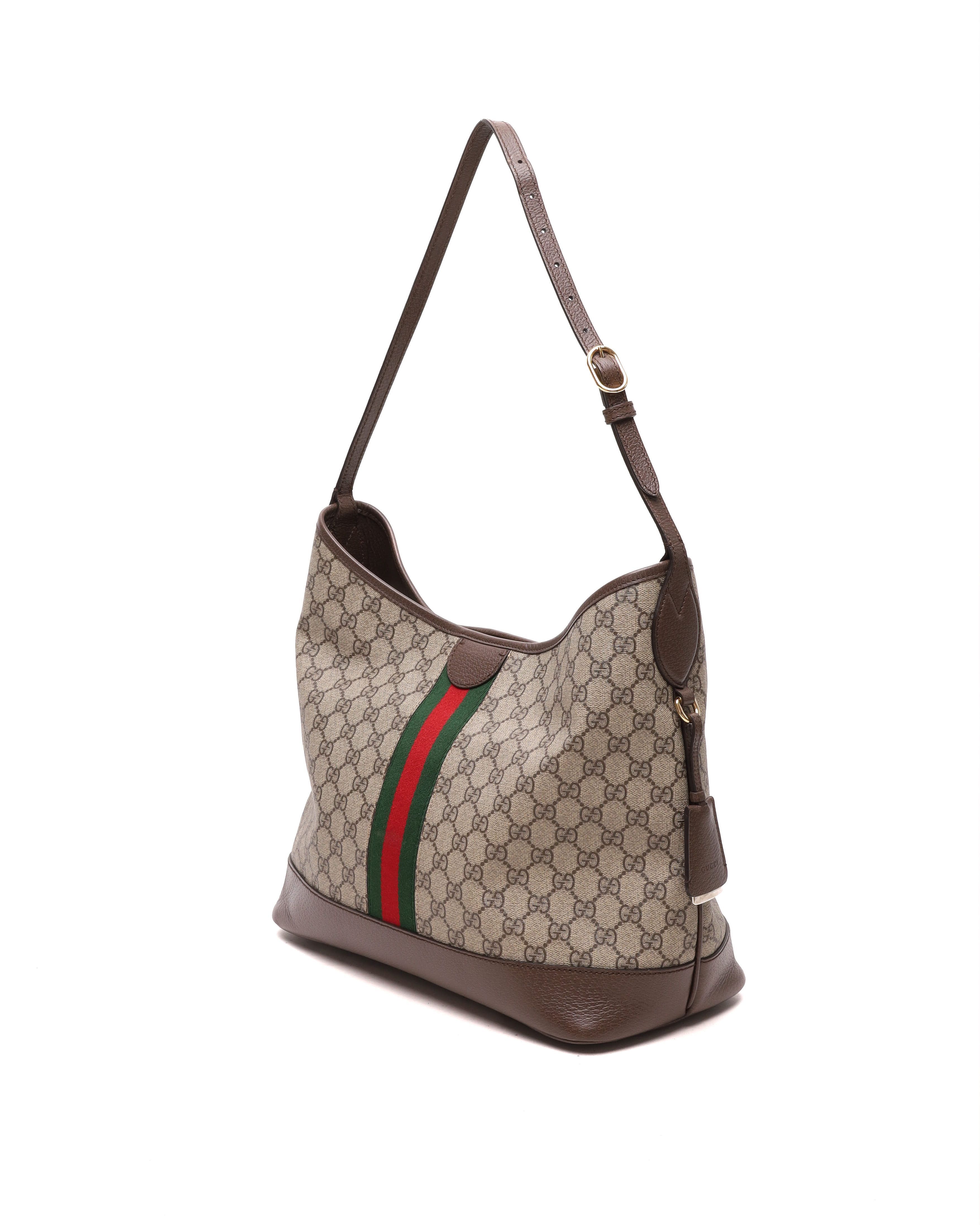 GG Ophidia Web Hobo Bag — view 3