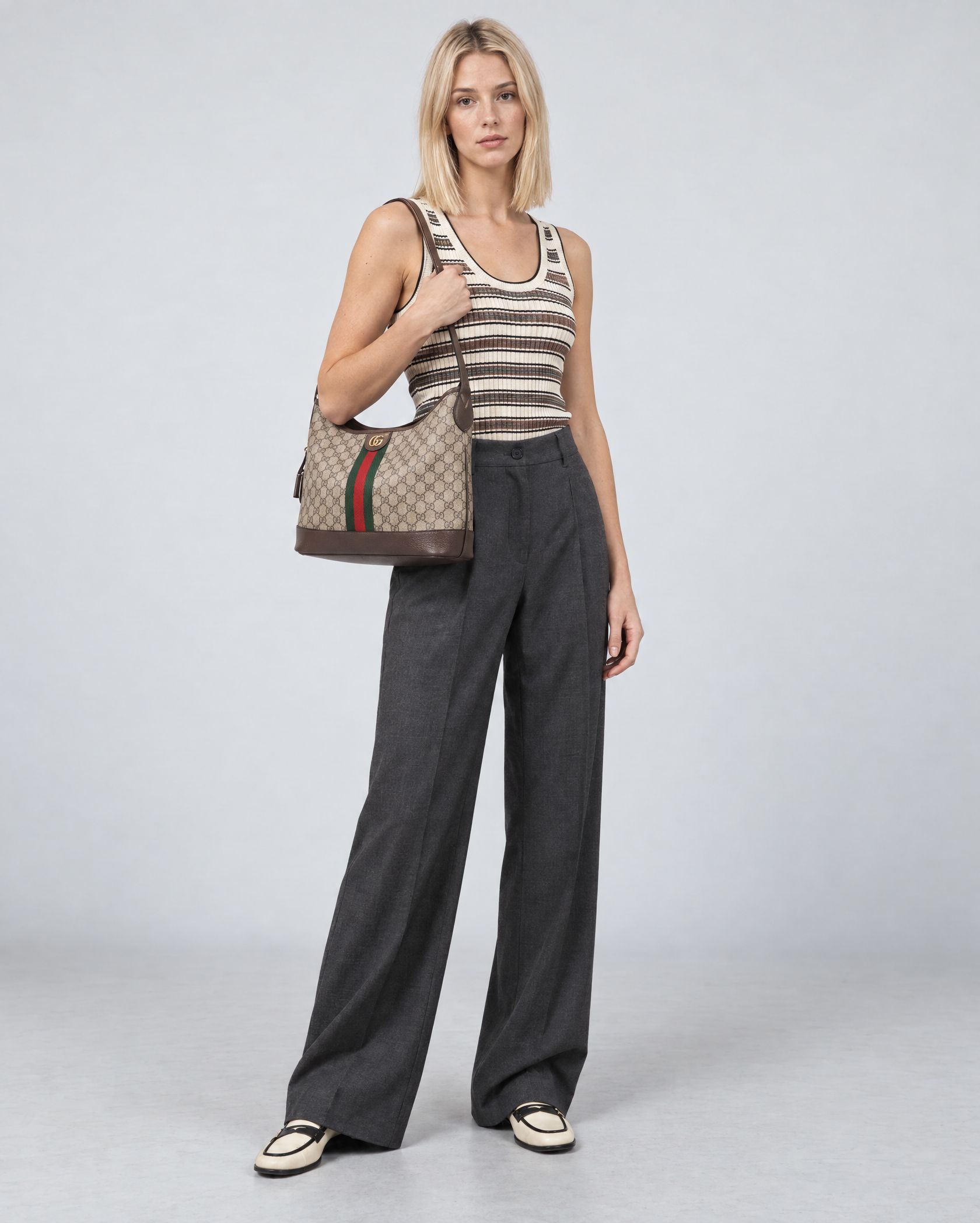 GG Ophidia Web Hobo Bag — view 9