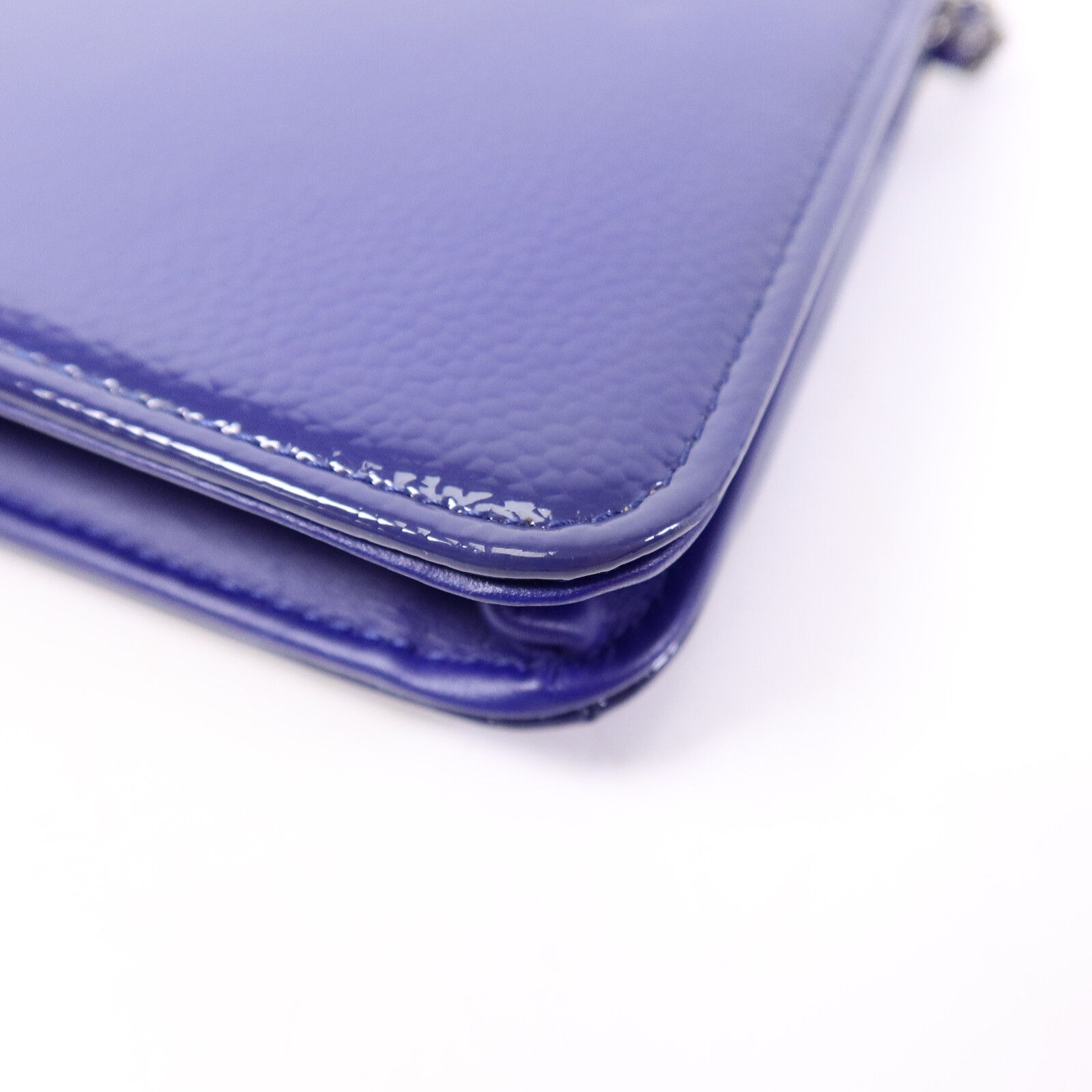 Patent Leather Wallet On Chain (WOC) w/SHW — view 12