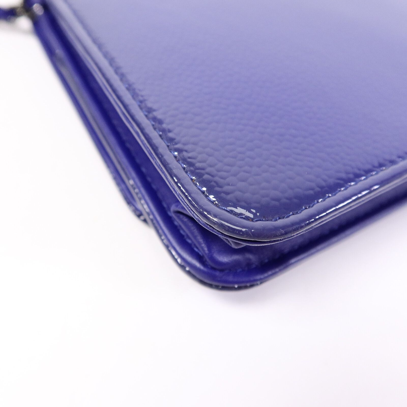 Patent Leather Wallet On Chain (WOC) w/SHW — view 13