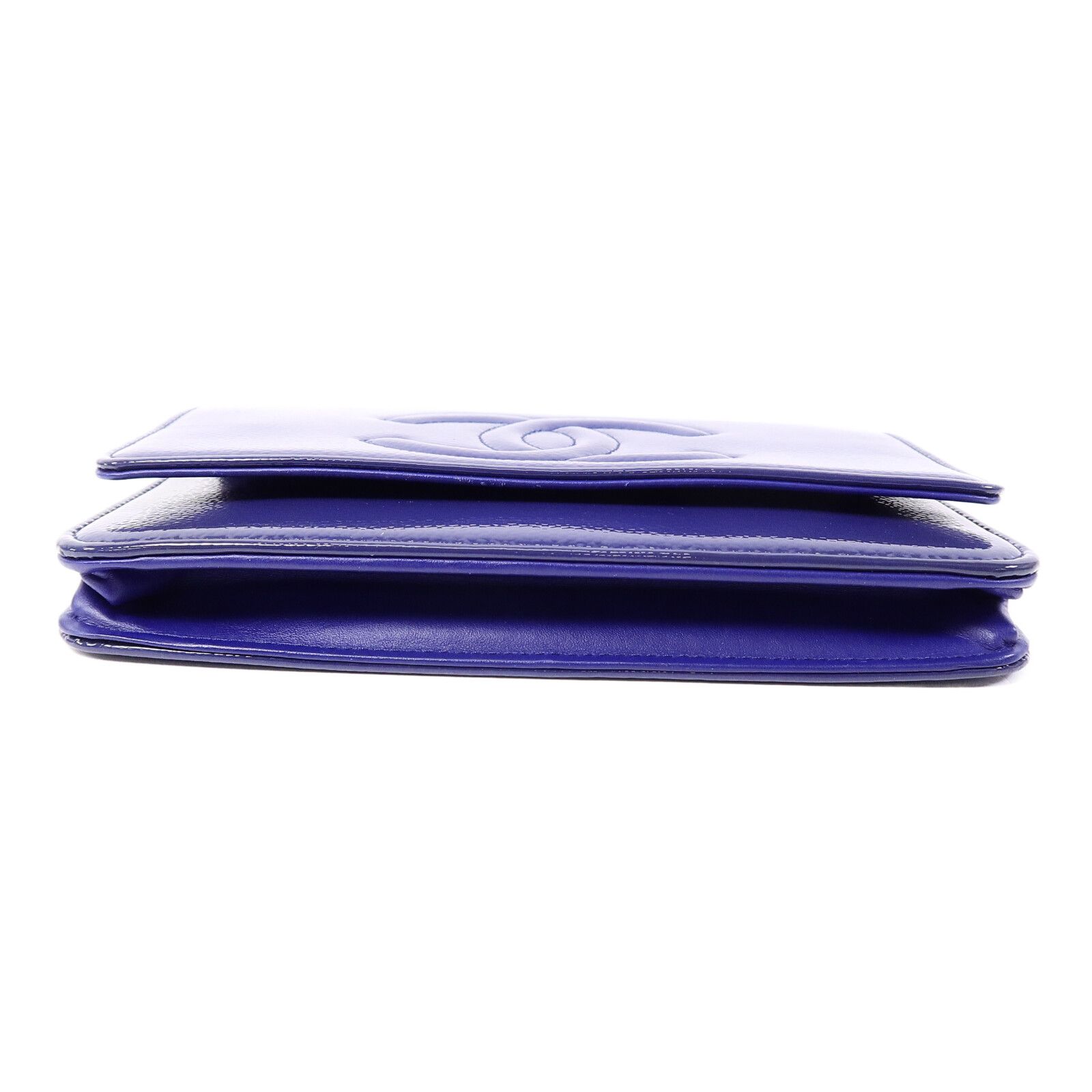 Patent Leather Wallet On Chain (WOC) w/SHW — view 4