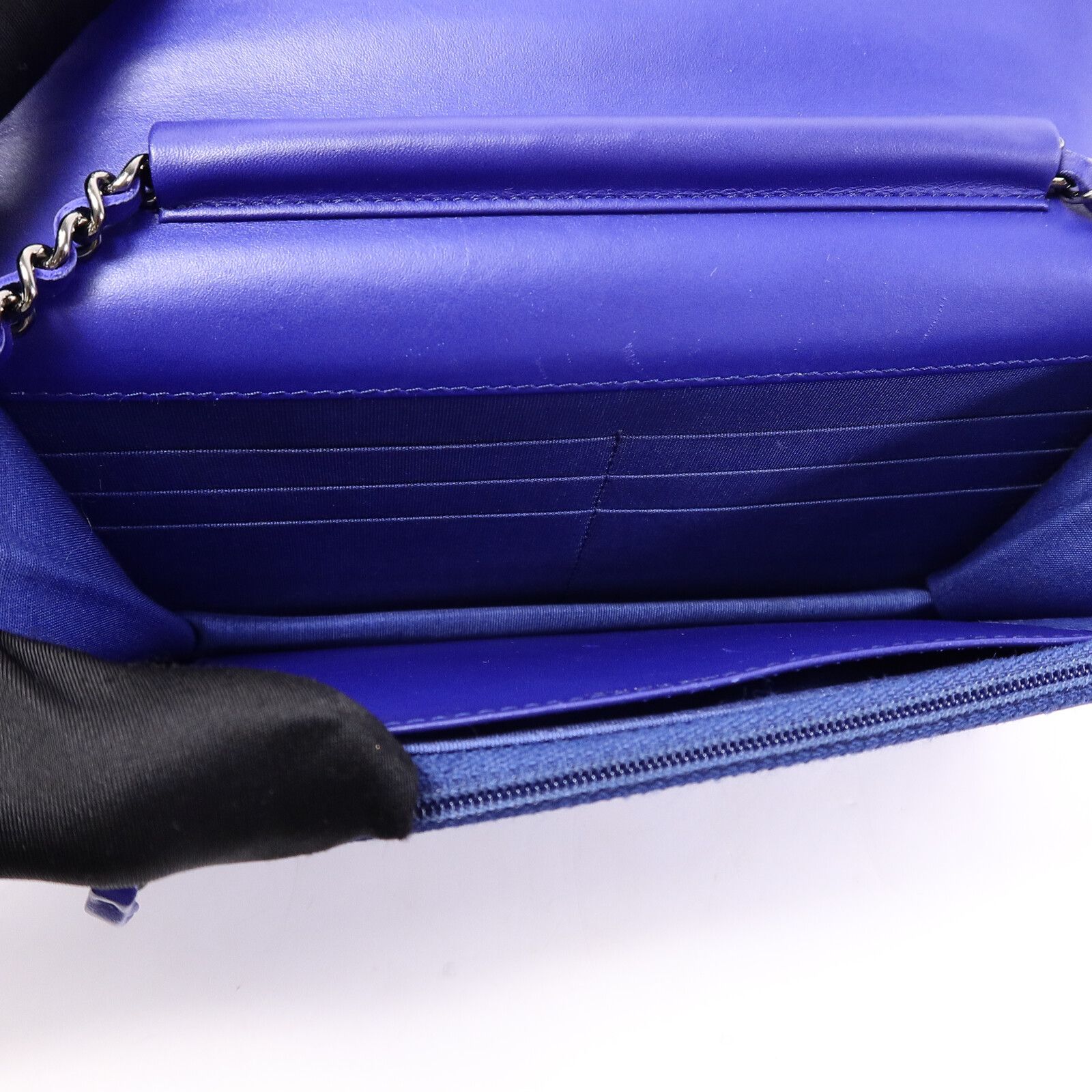 Patent Leather Wallet On Chain (WOC) w/SHW — view 5