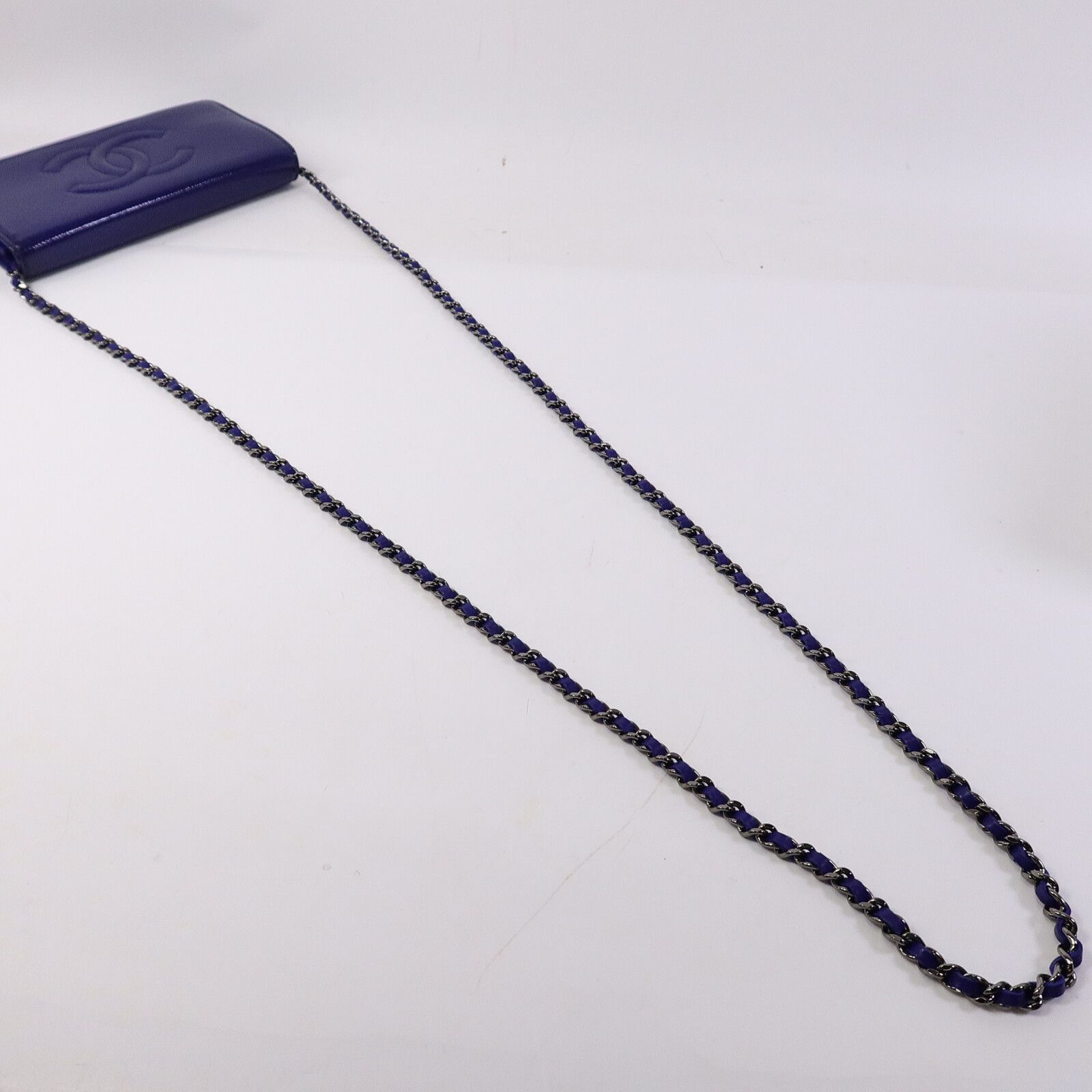 Patent Leather Wallet On Chain (WOC) w/SHW — view 9