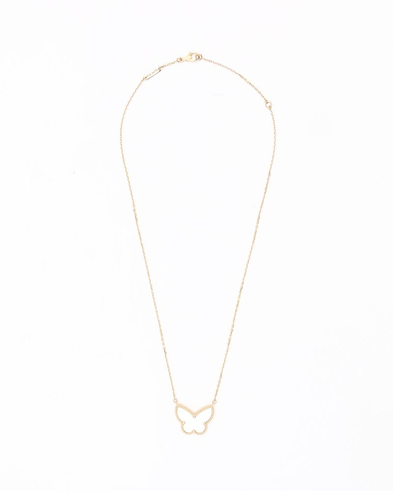 Lucky Alhambra Butterfly Mother-of-pearl Necklace — view 3