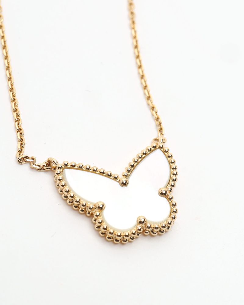 Lucky Alhambra Butterfly Mother-of-pearl Necklace — view 4