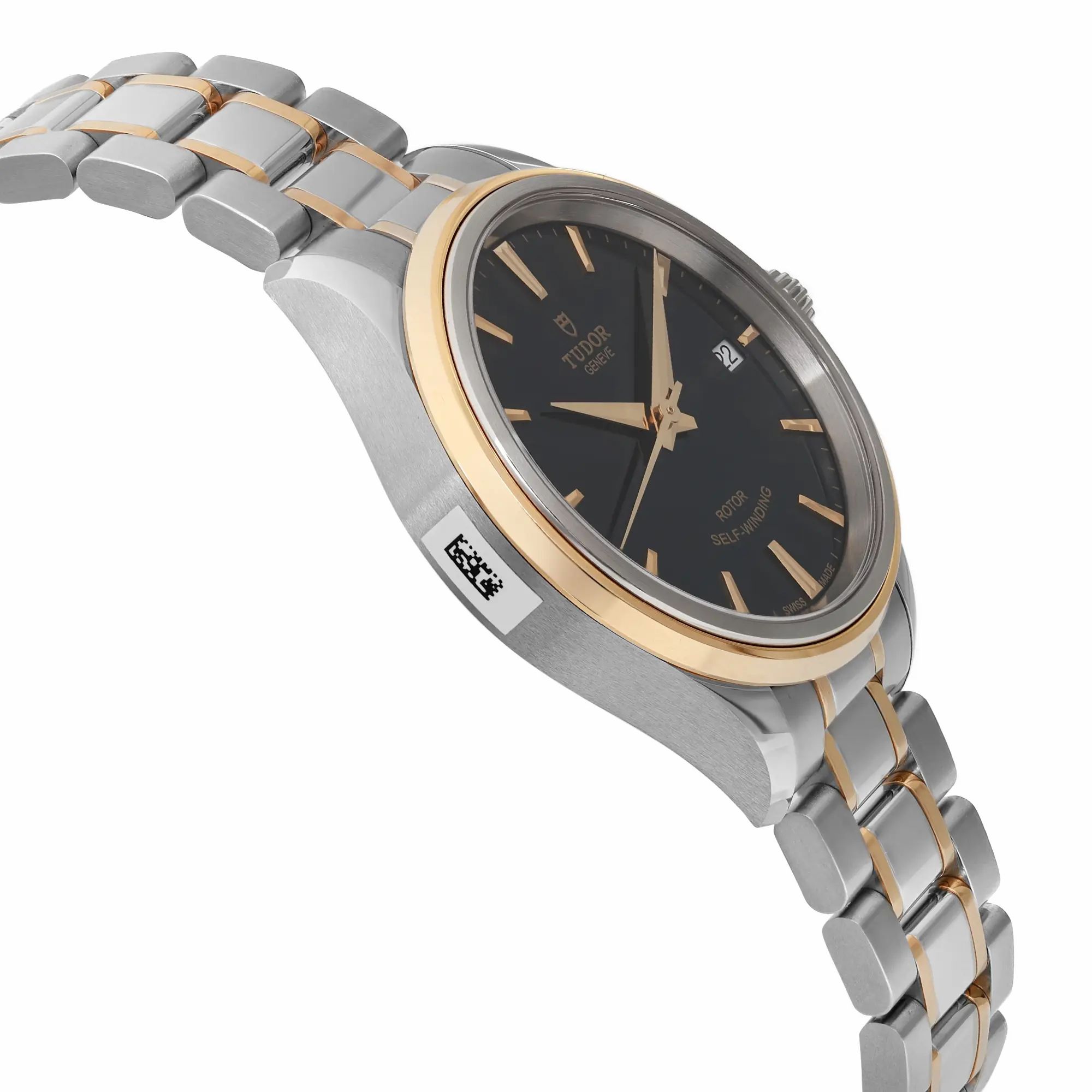 Style 34mm Gold Steel Black Dial Ladies Automatic Ladies Watch 12303-0003 — view 4