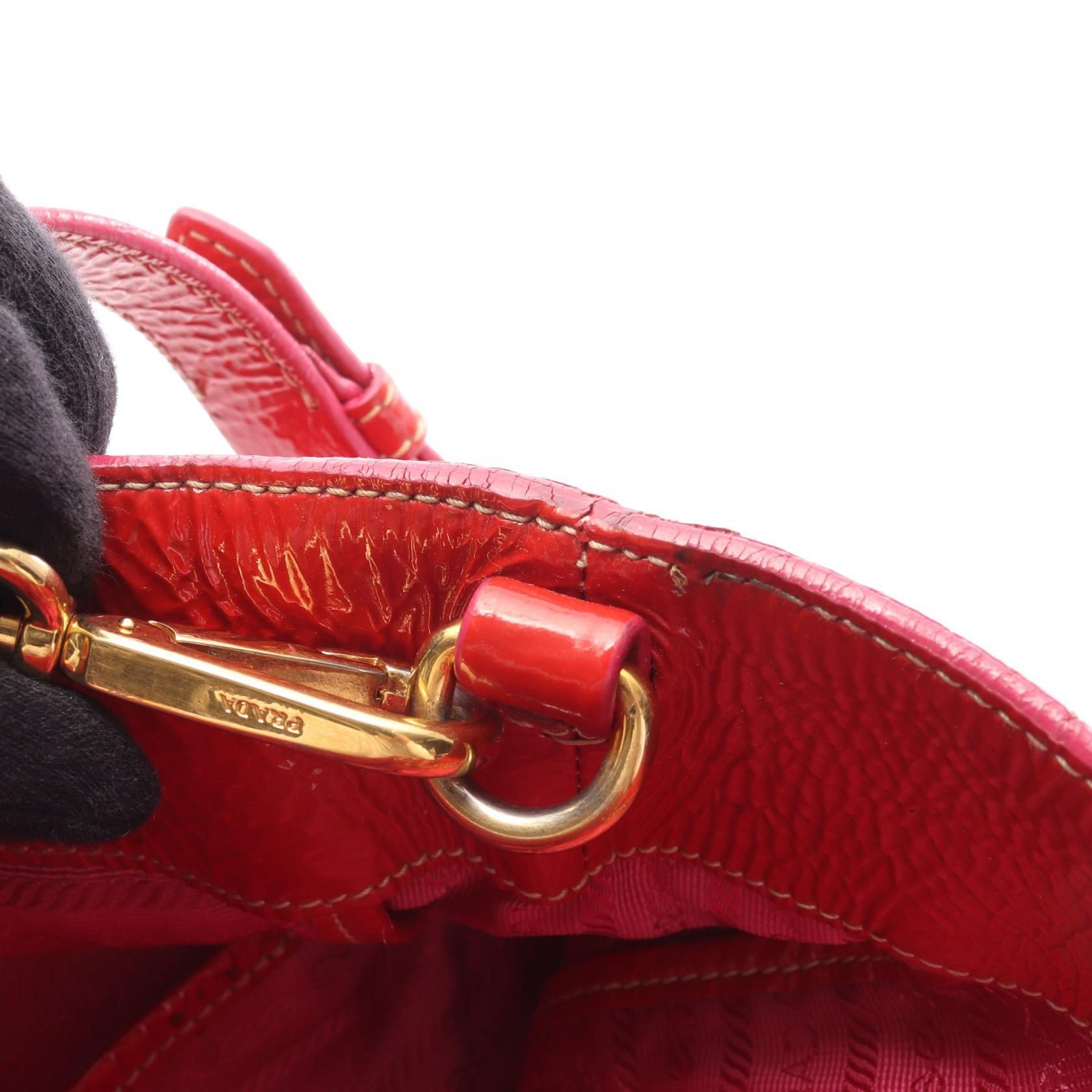 Tote Bag Red Patent Leather — view 13
