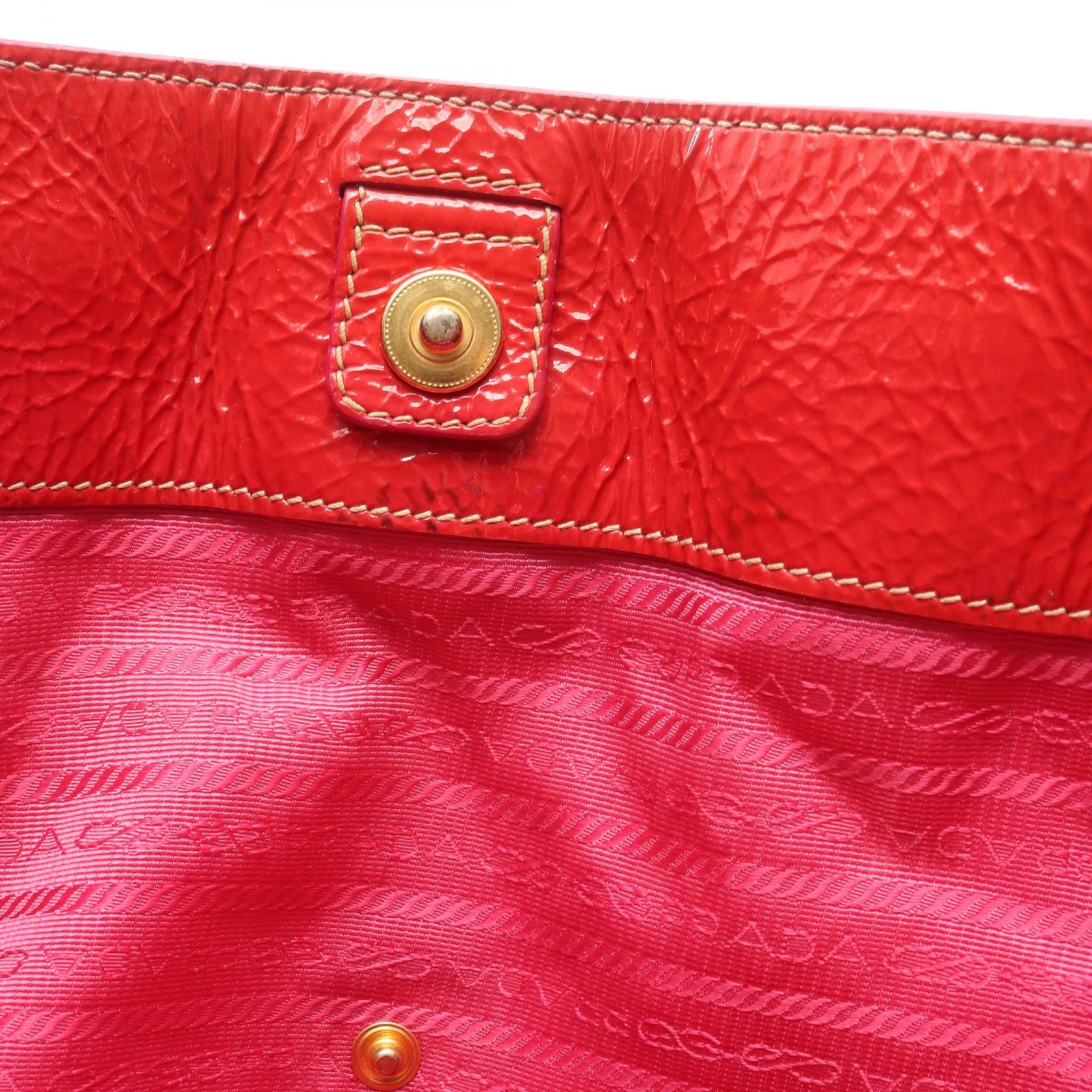 Tote Bag Red Patent Leather — view 15