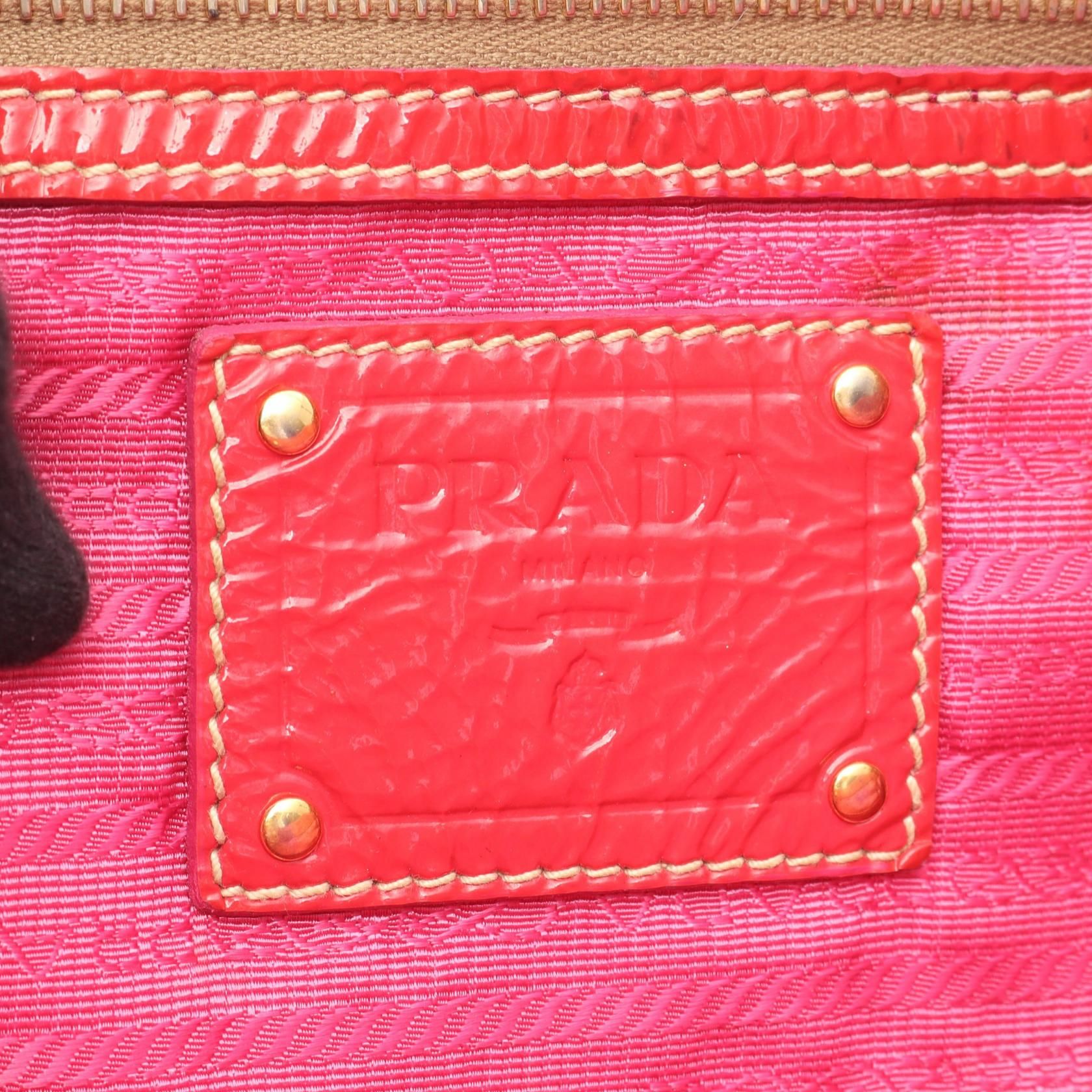 Tote Bag Red Patent Leather — view 4