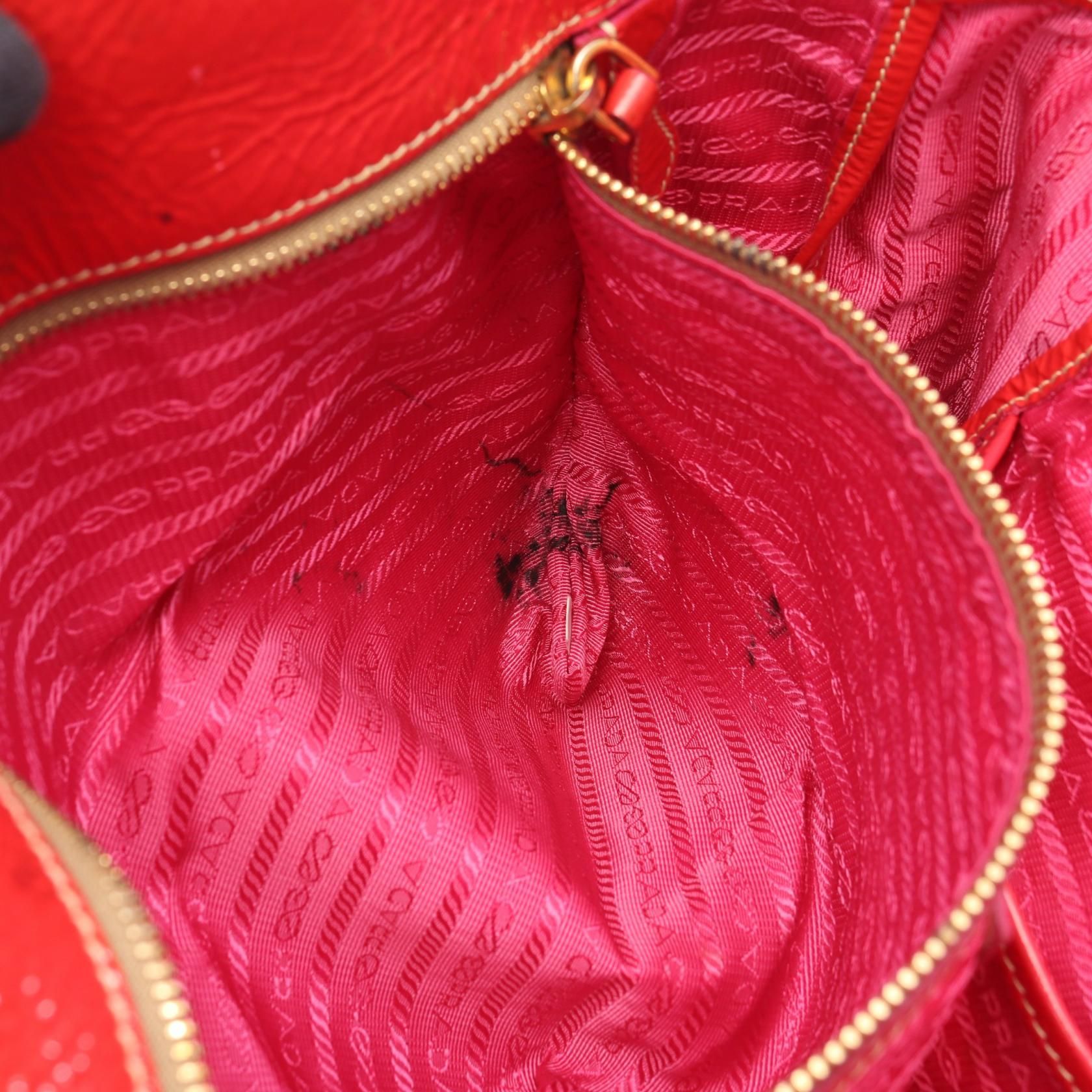 Tote Bag Red Patent Leather — view 5