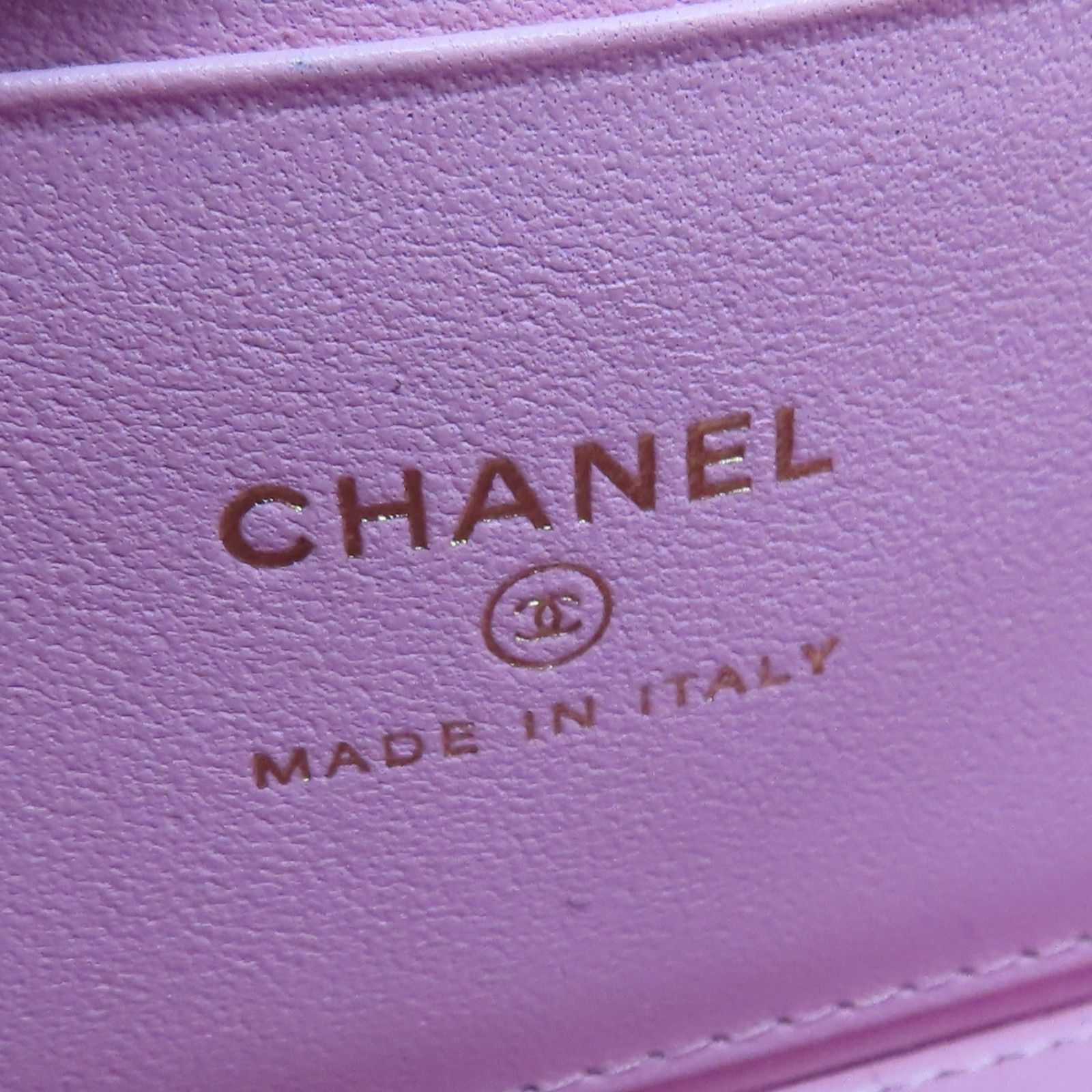 Classic Top Handle Vanity Case with Pink and Purple Leather Accents w/GHW — view 8