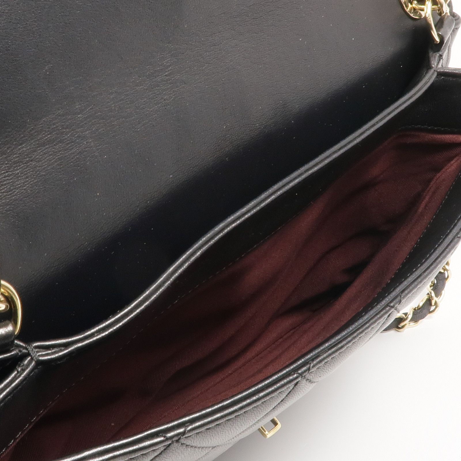 Retro Label Flap Shoulder Bag, Black — view 13