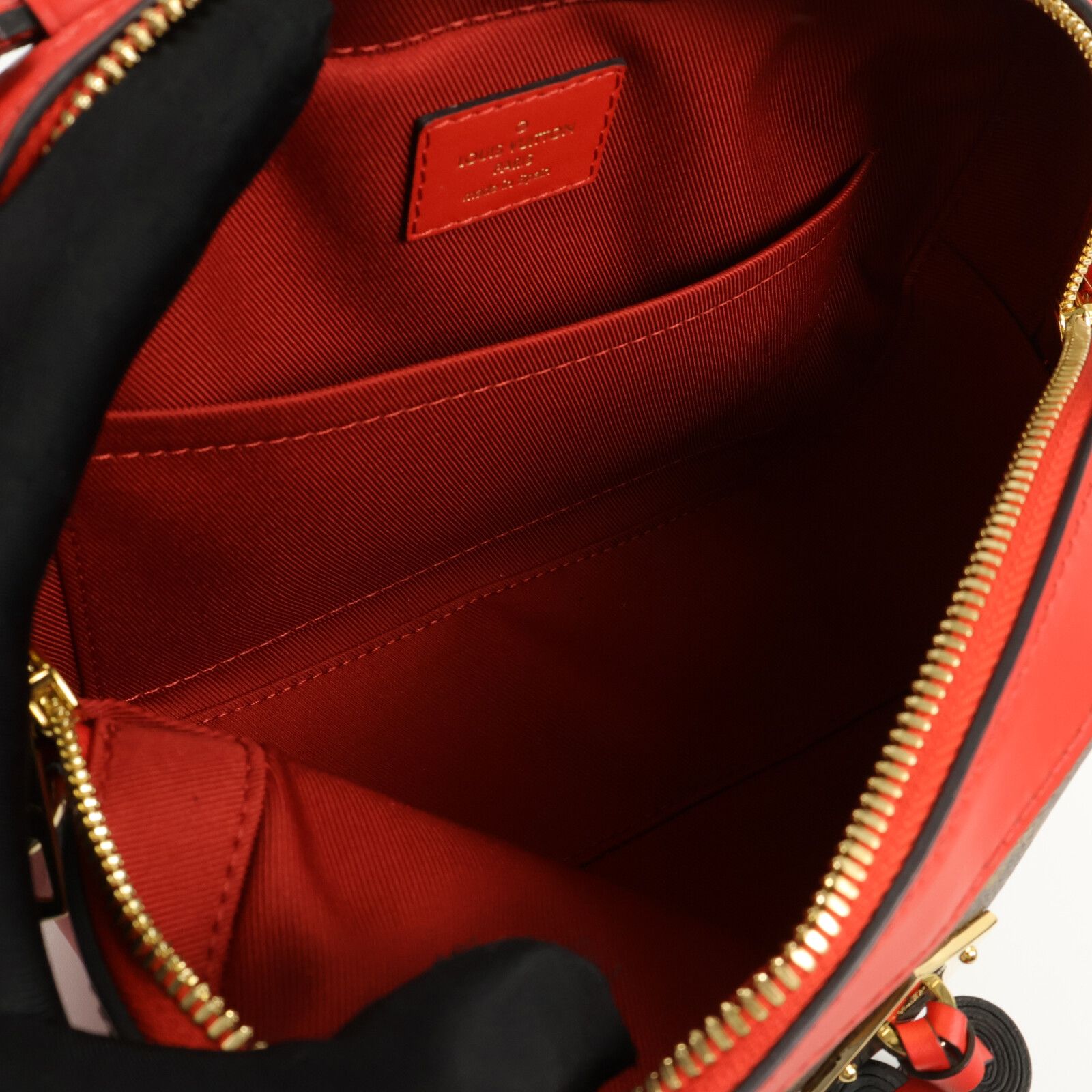 Monogram Saintonge Hand-turned Shoulder And Back Bag Brown Red 2way Shoulder Bag M 43556, Brown — view 5