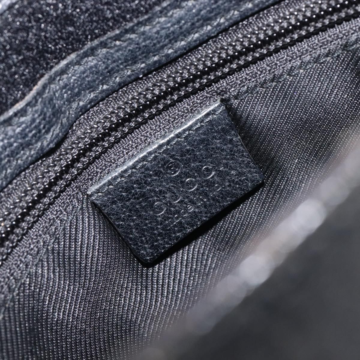 GG Monogram Messenger Crossbody Bag Black — view 18