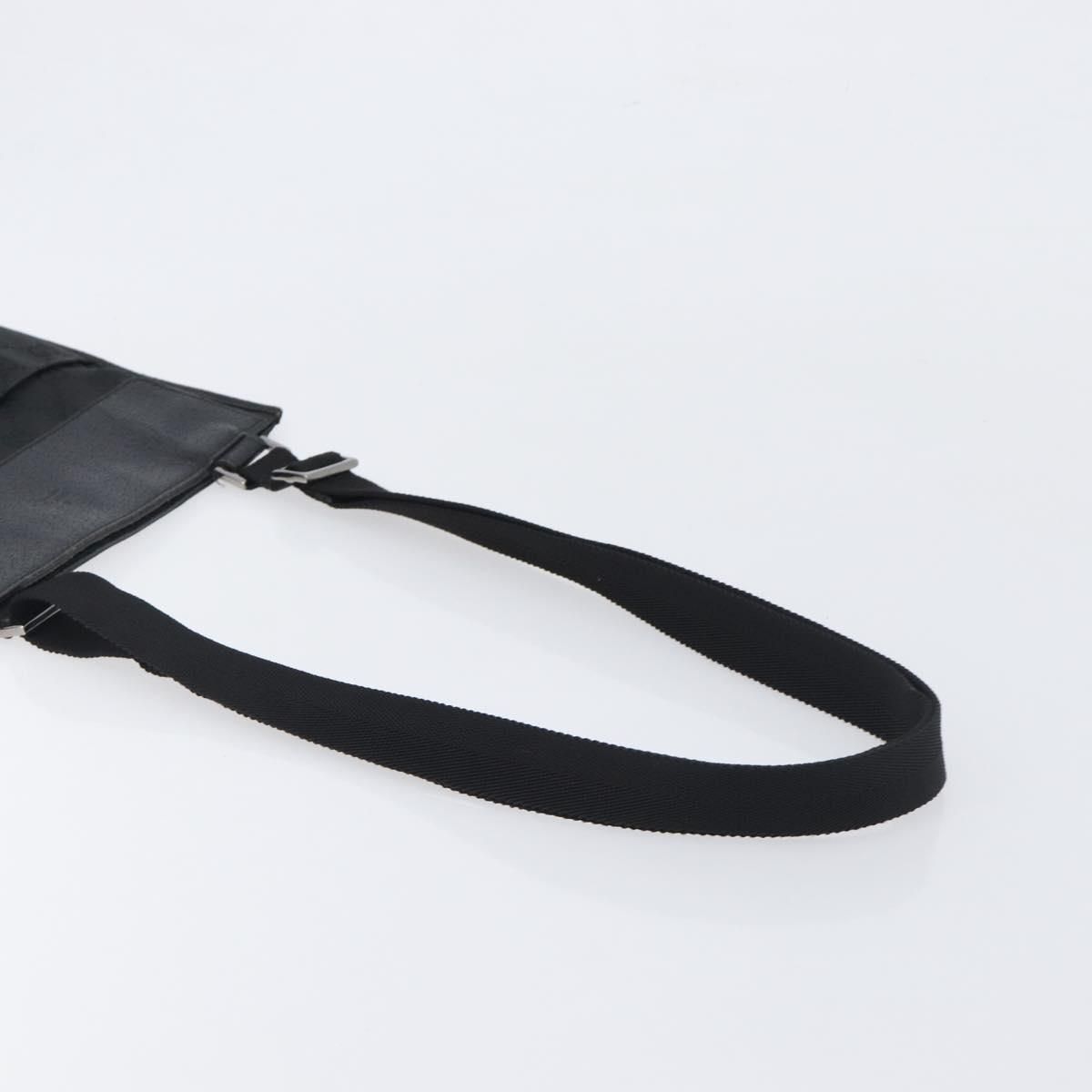 GG Monogram Messenger Crossbody Bag Black — view 7