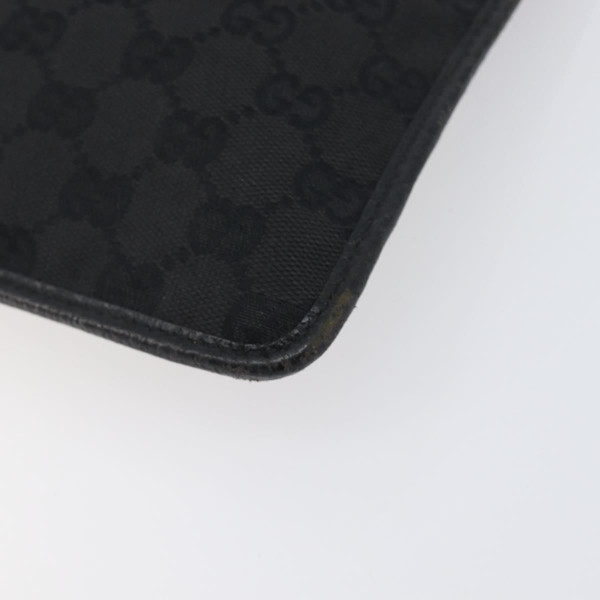 GG Monogram Messenger Crossbody Bag Black — view 9