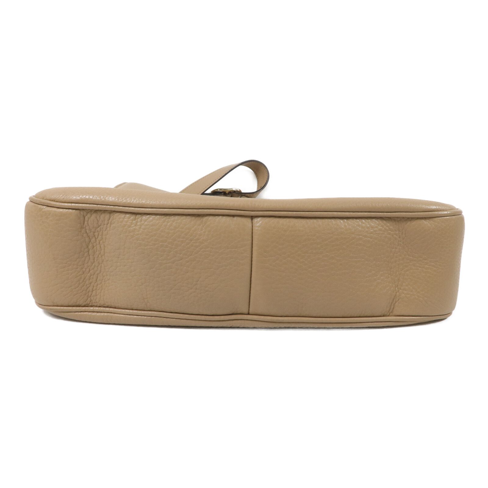Beige Calfskin Front Flap Bag — view 4