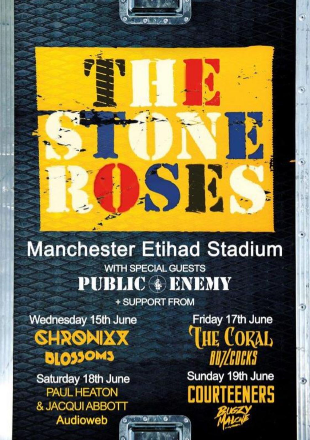 The Stone Roses at Etihad Stadium, Sun 19 Jun 2016