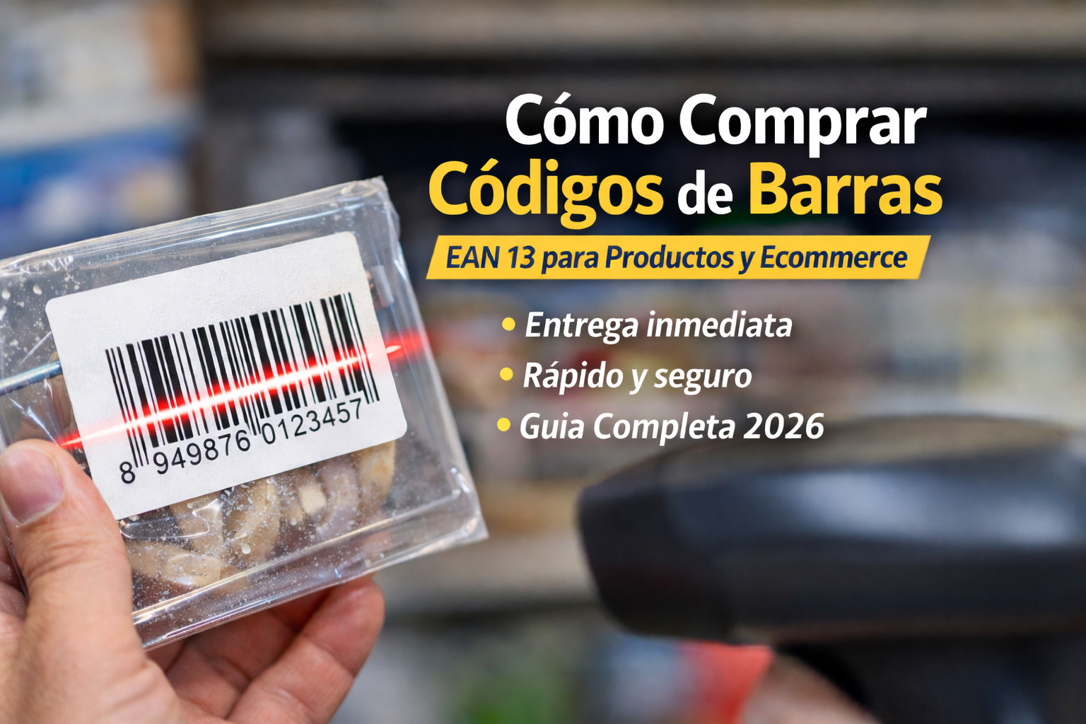 Cómo comprar códigos de barras EAN-13