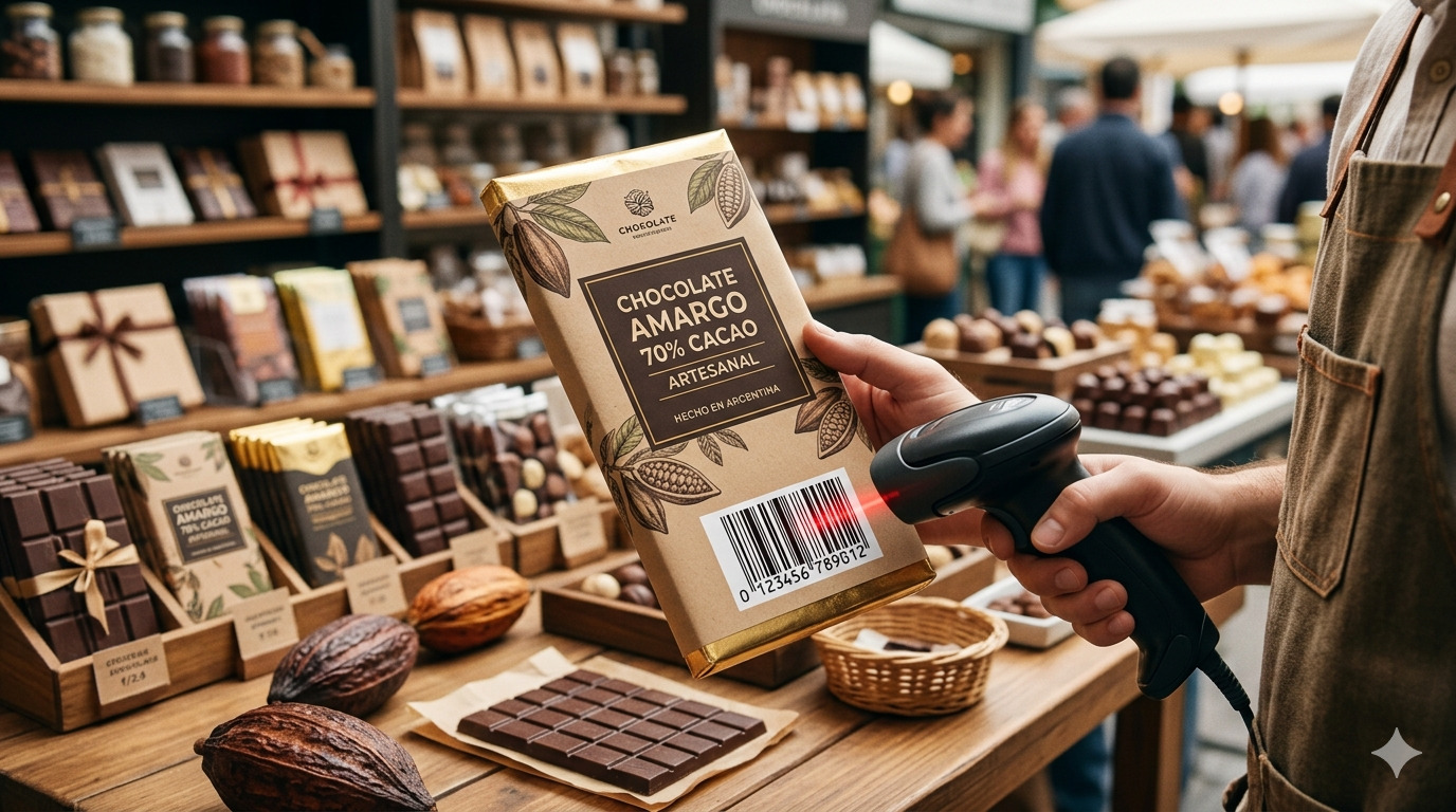 Códigos de Barras para Chocolates: Guía para tu Negocio