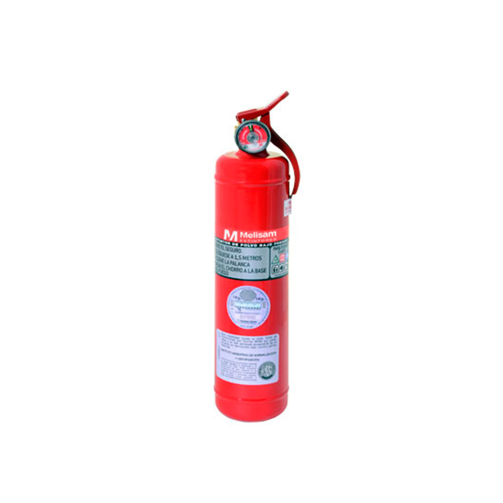 A BASE DE POLVO QUIMICO SECO 1 KG. AUTOMOTOR Ø 3´´. "ABC" SOP. PLASTICO