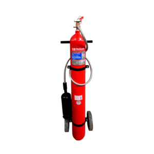 CO2 10 KG. S/RUEDAS C/ MANGA DE 1,80 MTS. Y TOBERA, RUEDA Ø 180 mm. "BC"