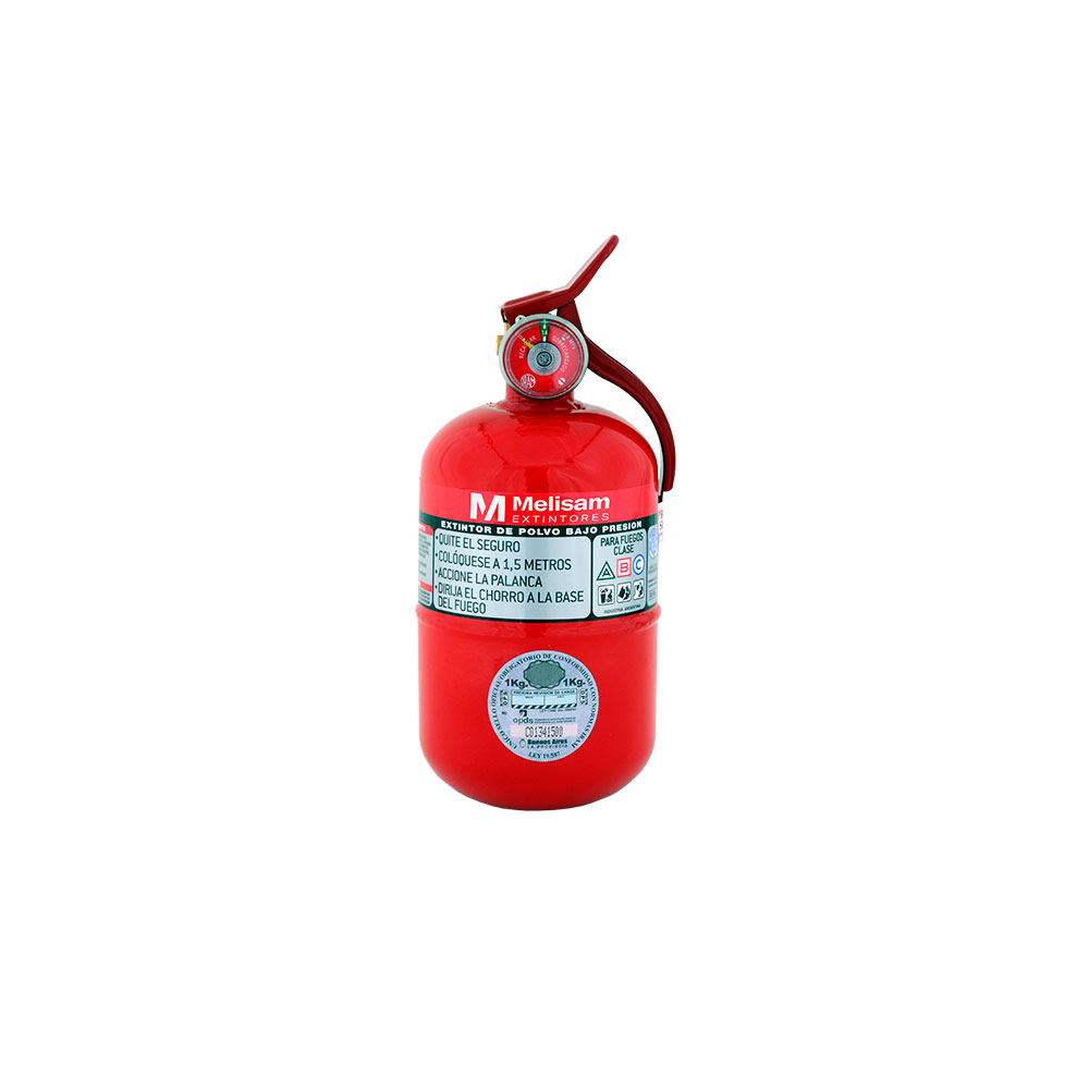 A BASE DE POLVO PURPURA K DEM, 1 KG. ABC AUTOMOTOR Ø 4´´ . "BC
