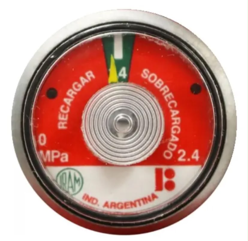 MANOMETRO 1.4 Mpa CON SELLO IRAM 