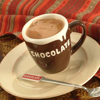 Chocolate caliente con leche