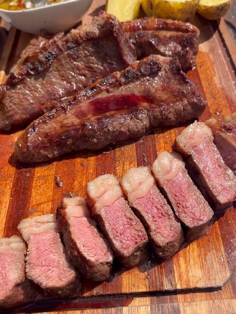 Picaña de carne de res a la parrilla