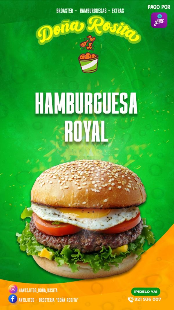 Hamburguesa Royal