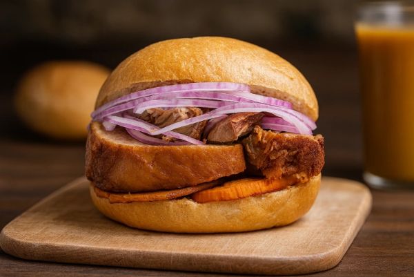 Pan con chicharrón