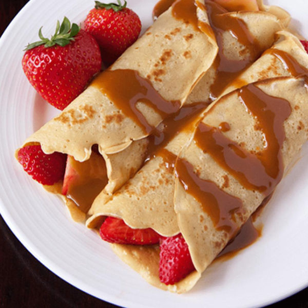 Crepes con manjar