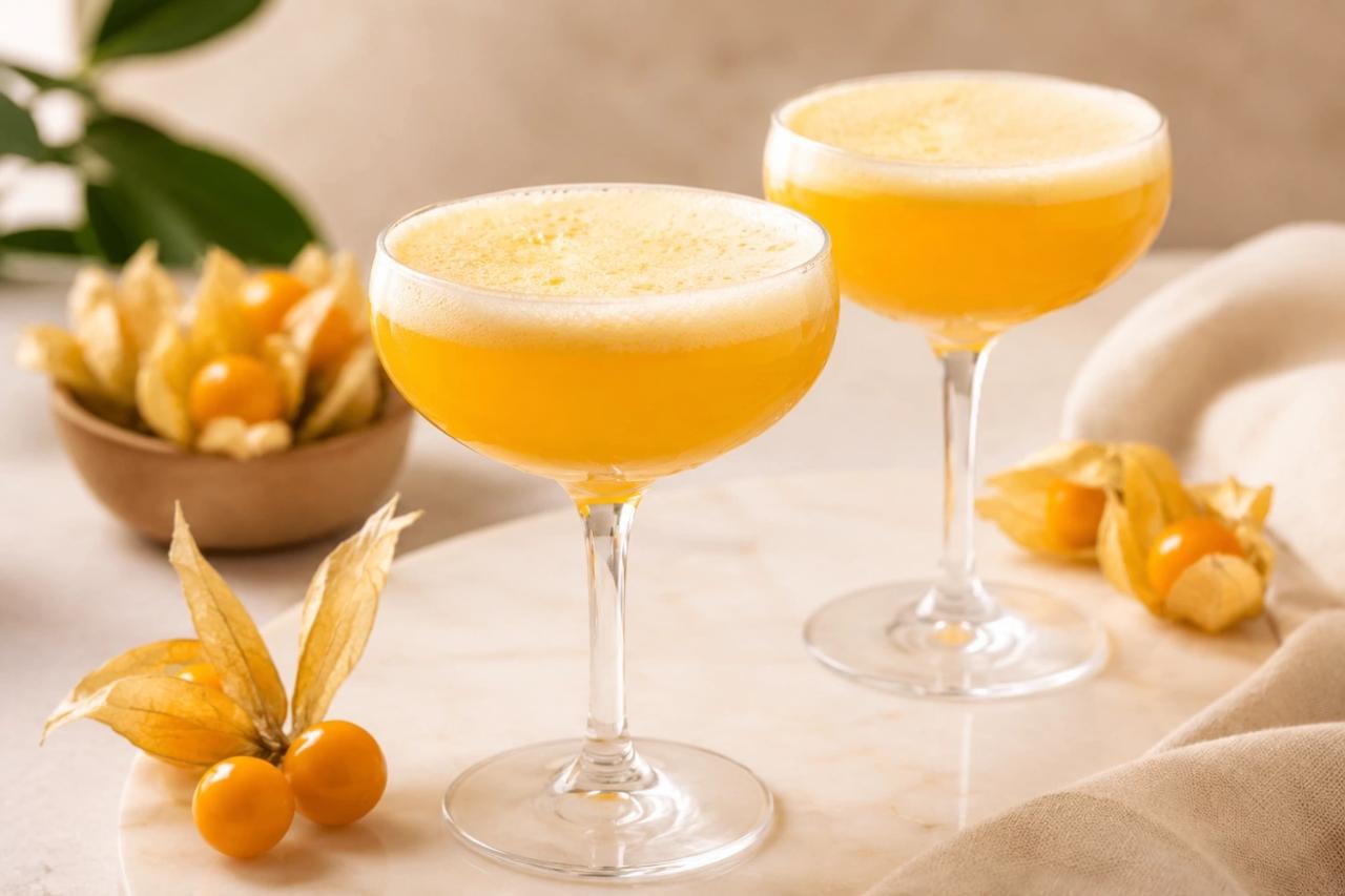 Aguaymanto Sour