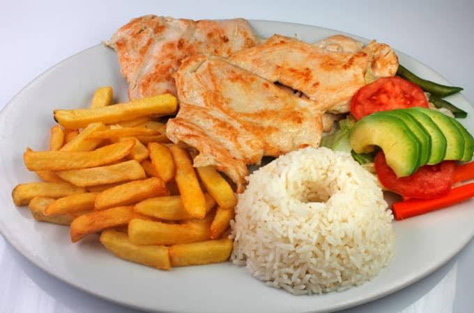 Pollo a la plancha