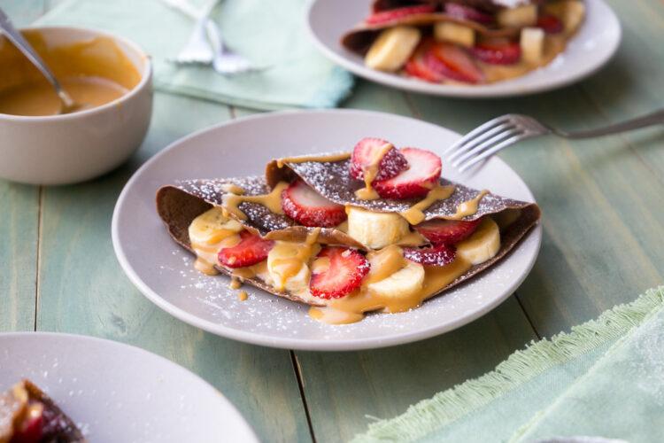 Crepes con manjar