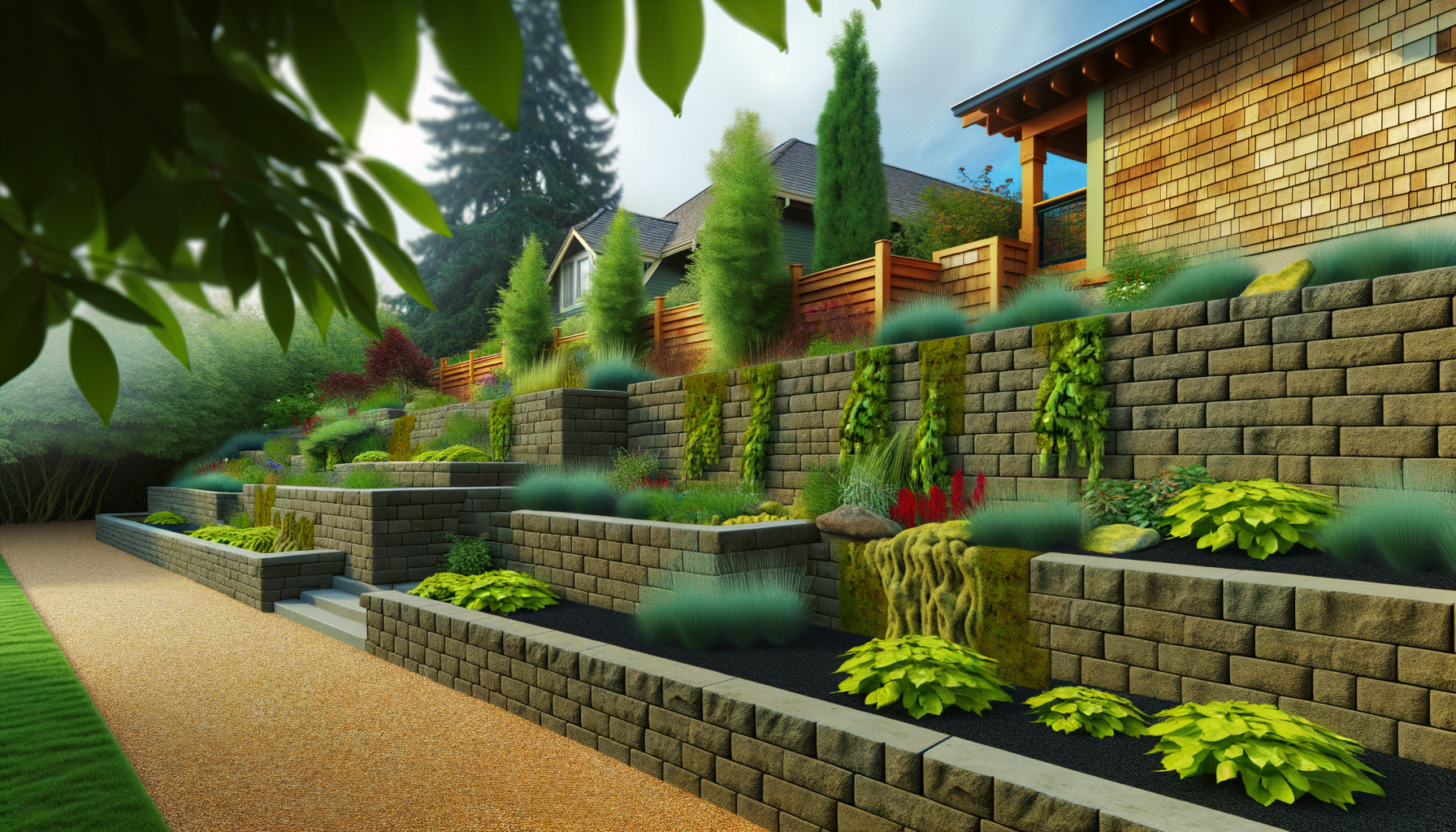 Image for Types of Retaining Walls for Yamhill County Homes