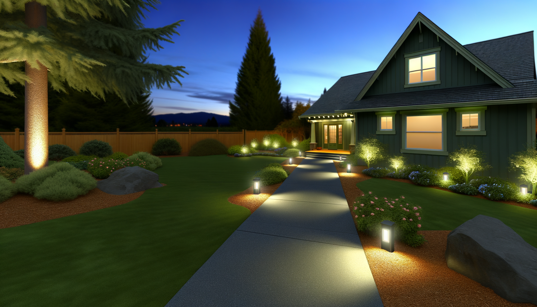 Image for The Bright Benefits of Landscape Lighting